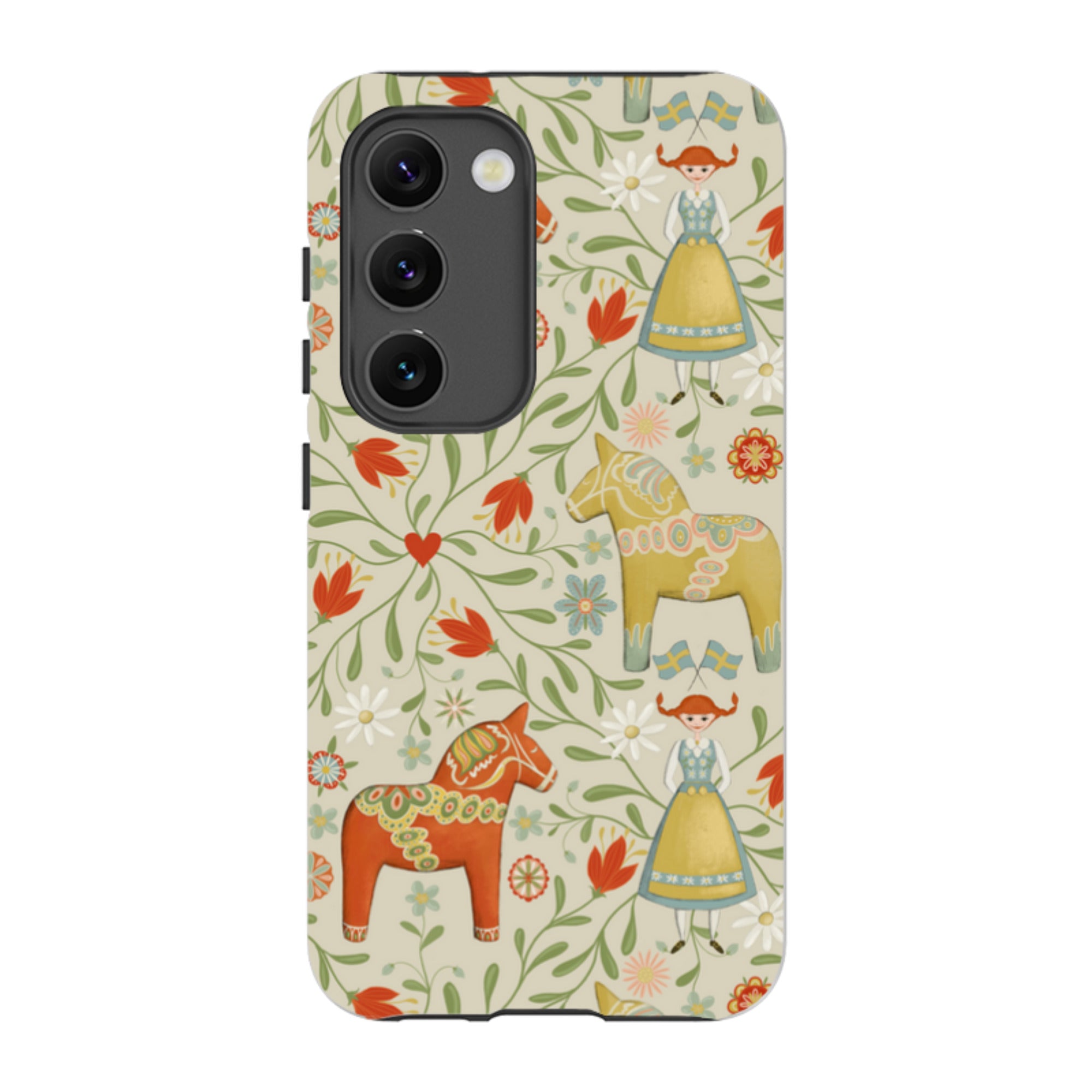 Samsung Tough  Case - Dala Horse By Maja Lindberg