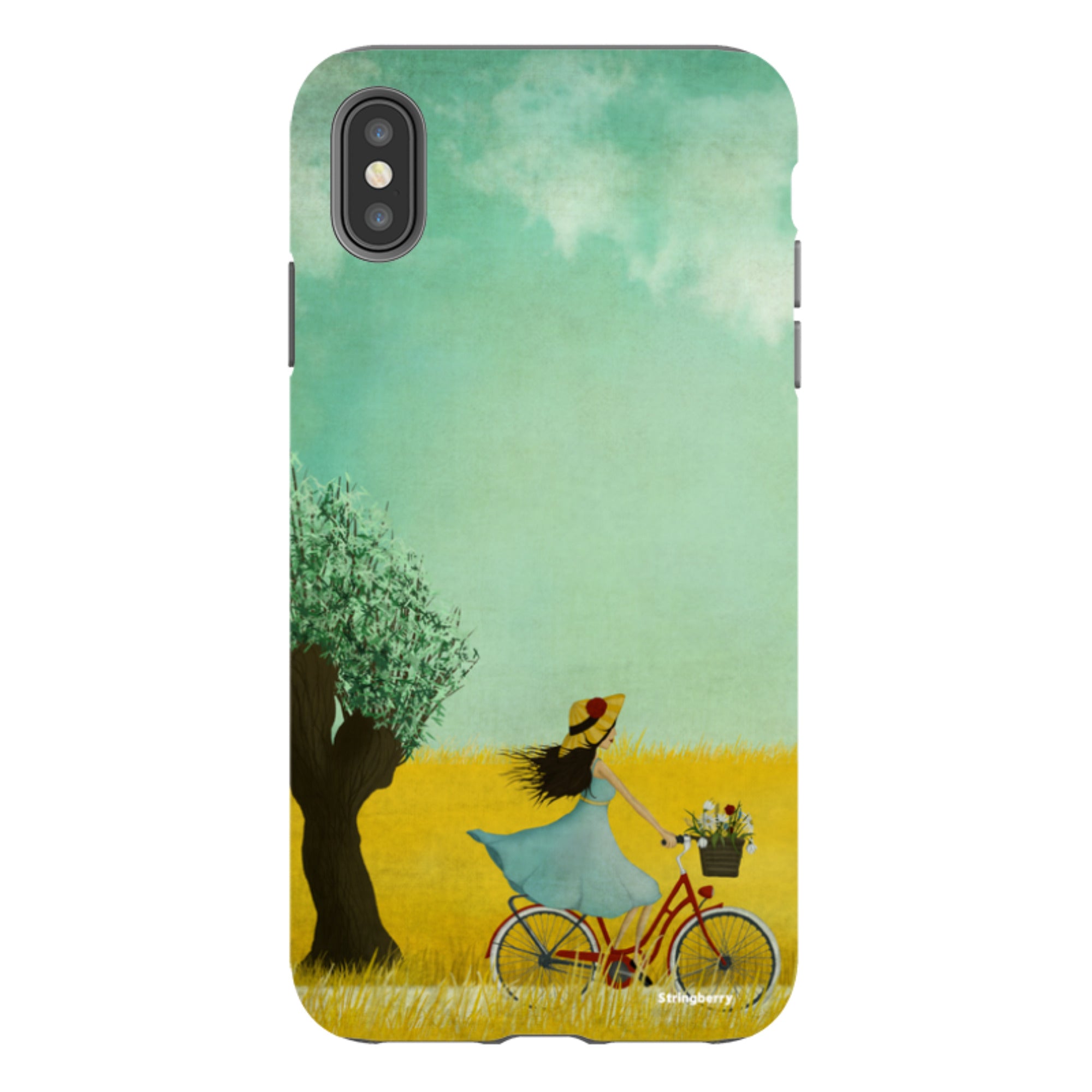 iPhone Tough Case - Bike Ride By Maja Lindberg