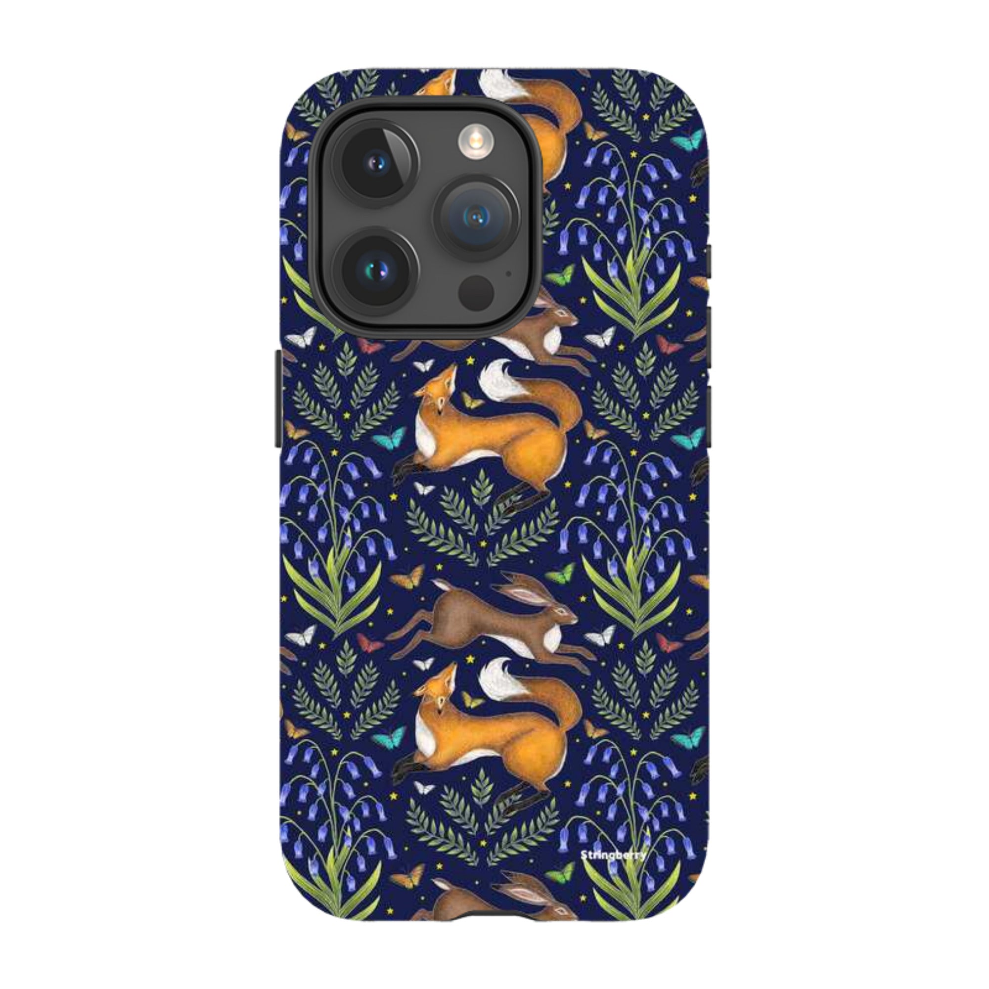 iPhone Tough Case - Fox And Hare By Catherine Rowe
