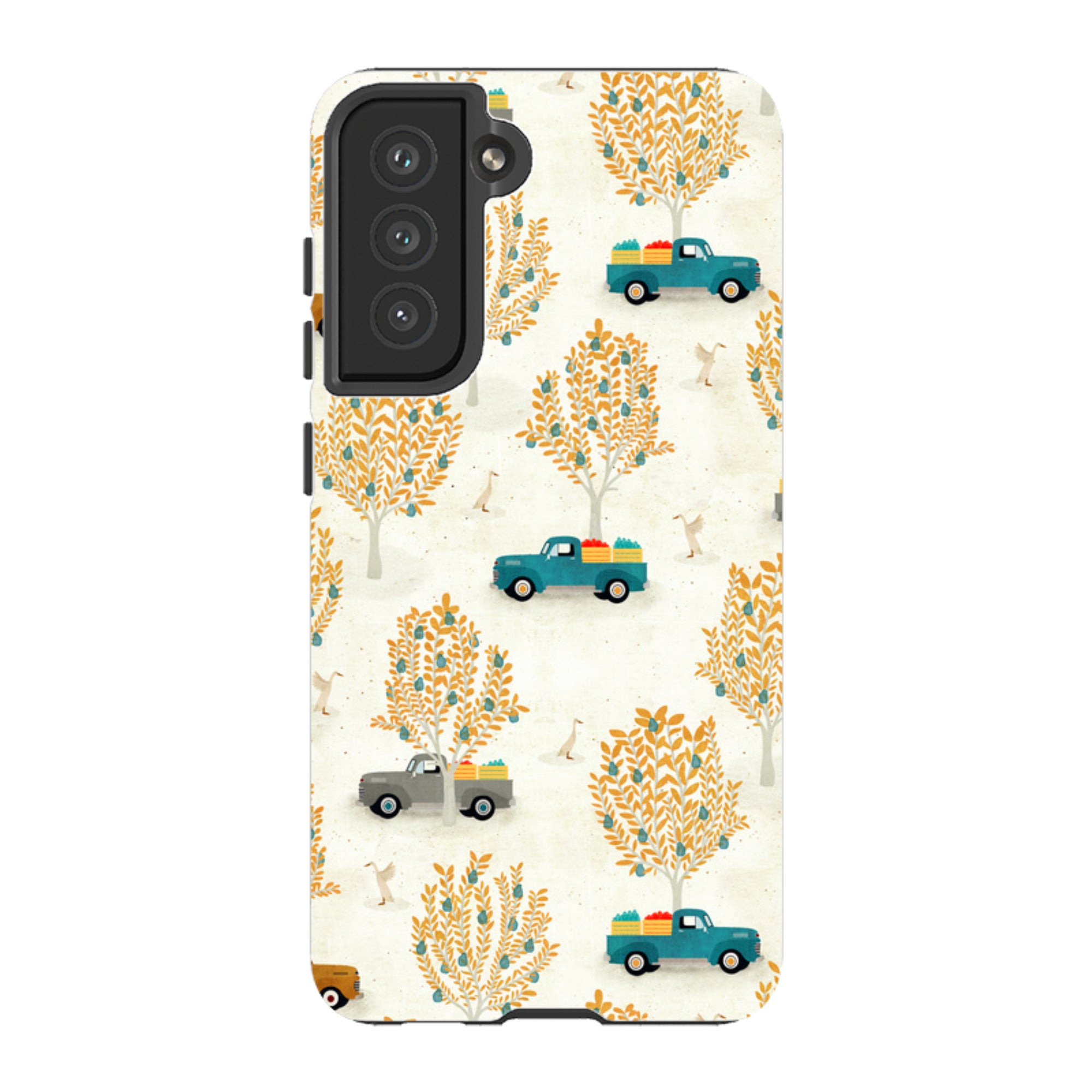 Samsung Tough Case - Pear Trees and Trucks By Katherine Quinn