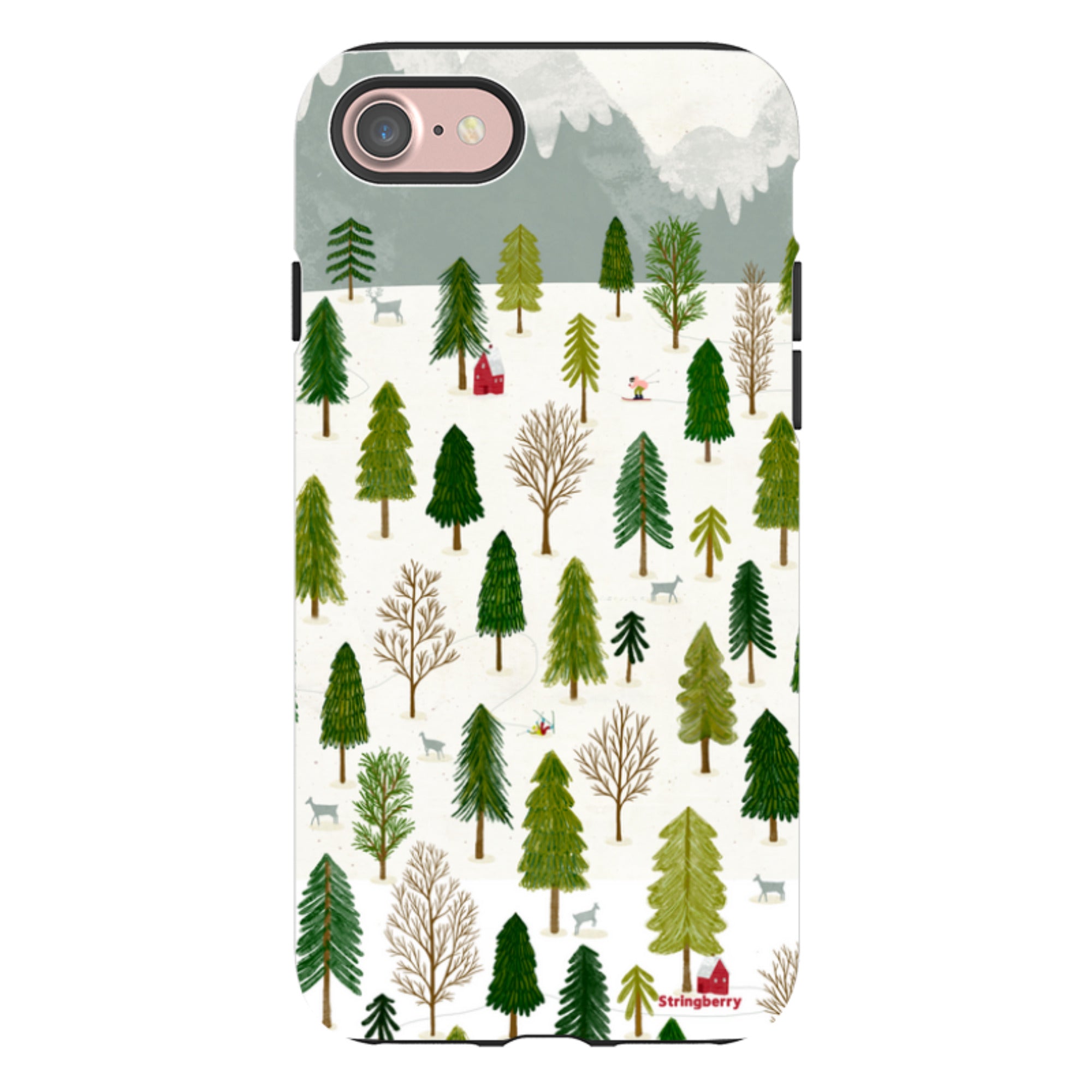 iPhone Tough Case - Winter Landscape III By Katherine Quinn