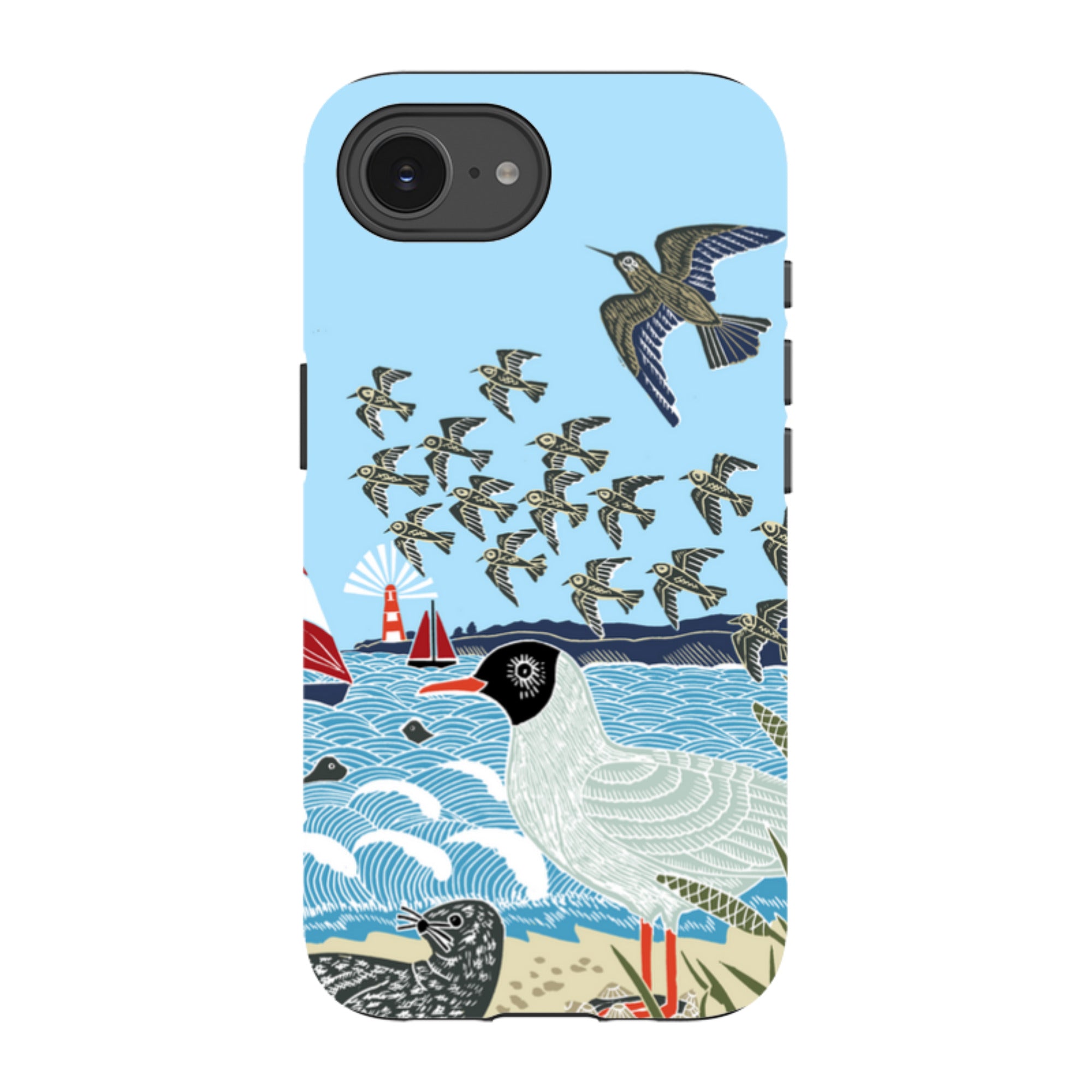 iPhone Case - Seagulls and Seals By Kate Heiss