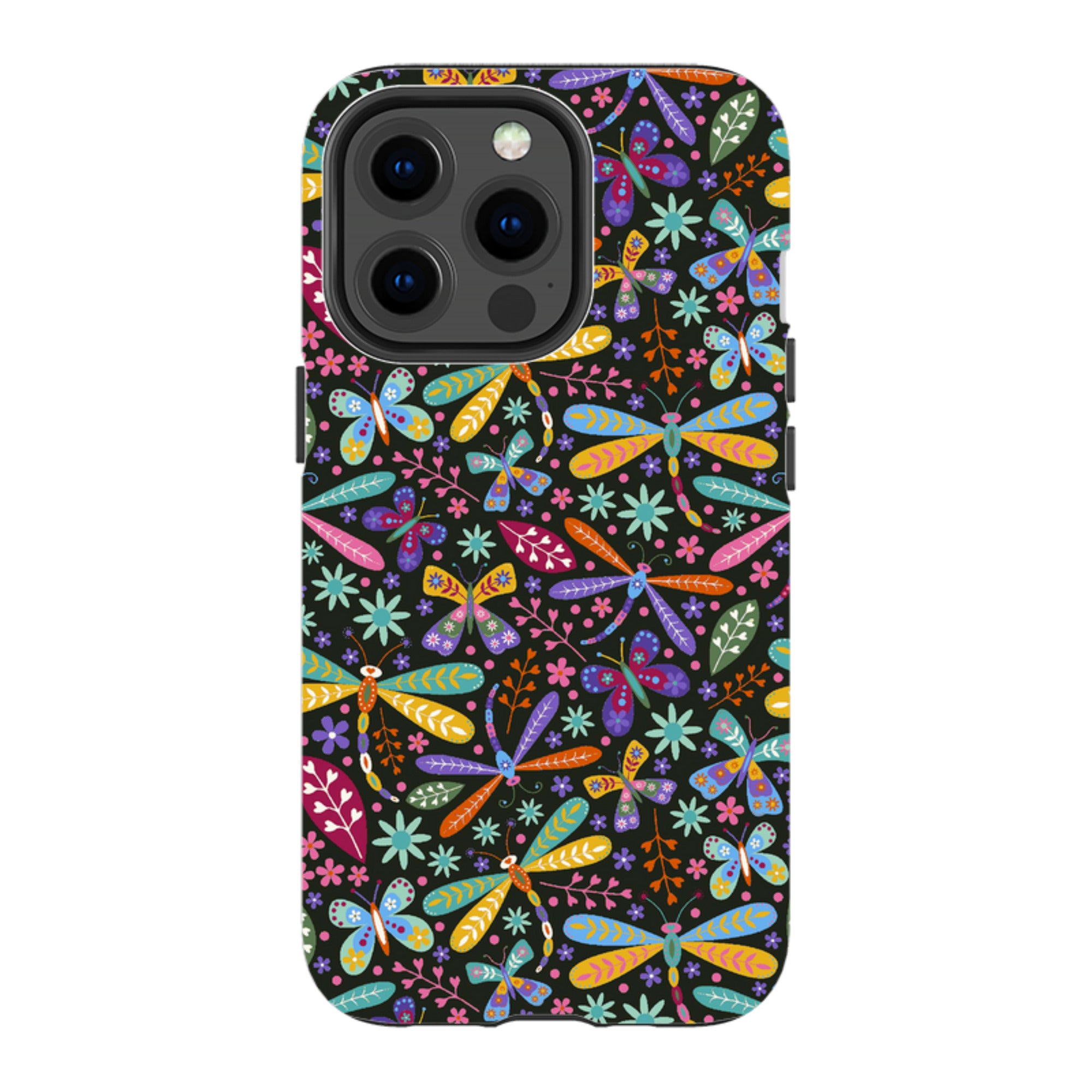 iPhone Tough Case - Dragonflies Multi By Suzy Taylor