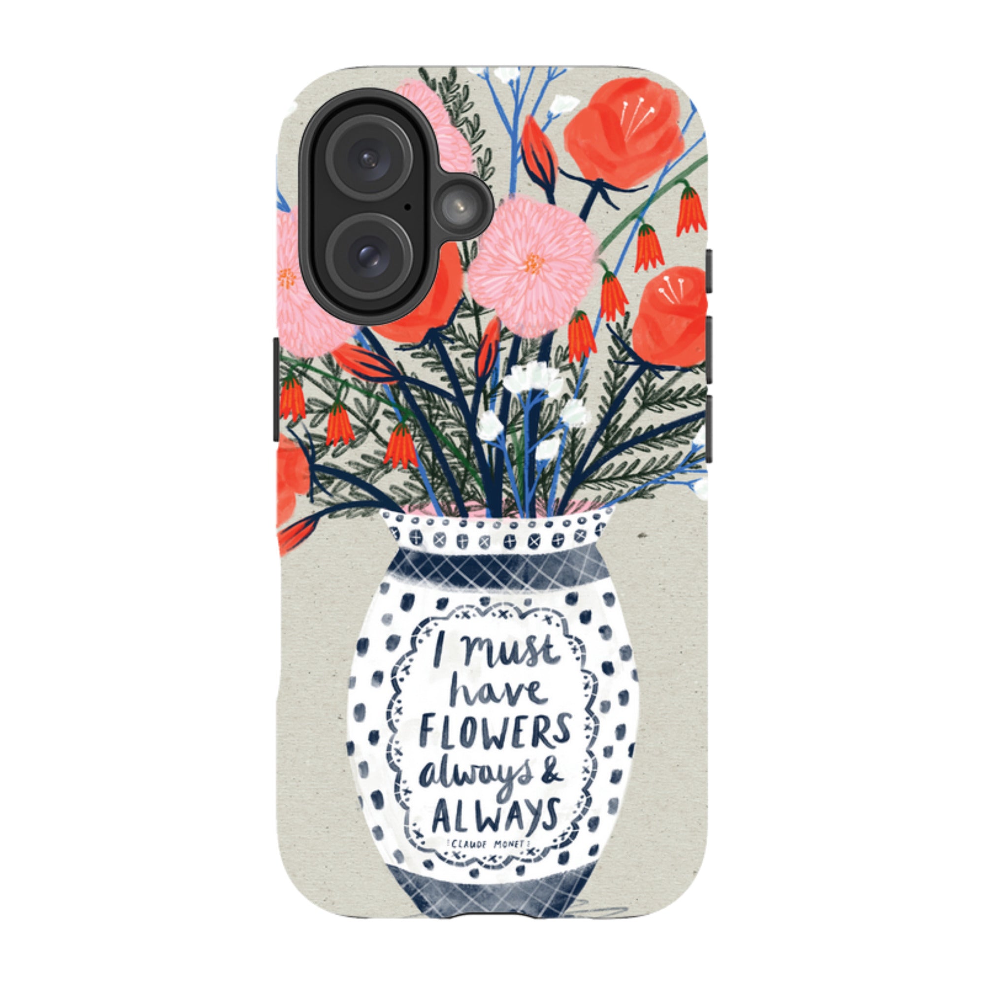 iPhone Tough Case - Flowers Always By Lee Foster Wilson
