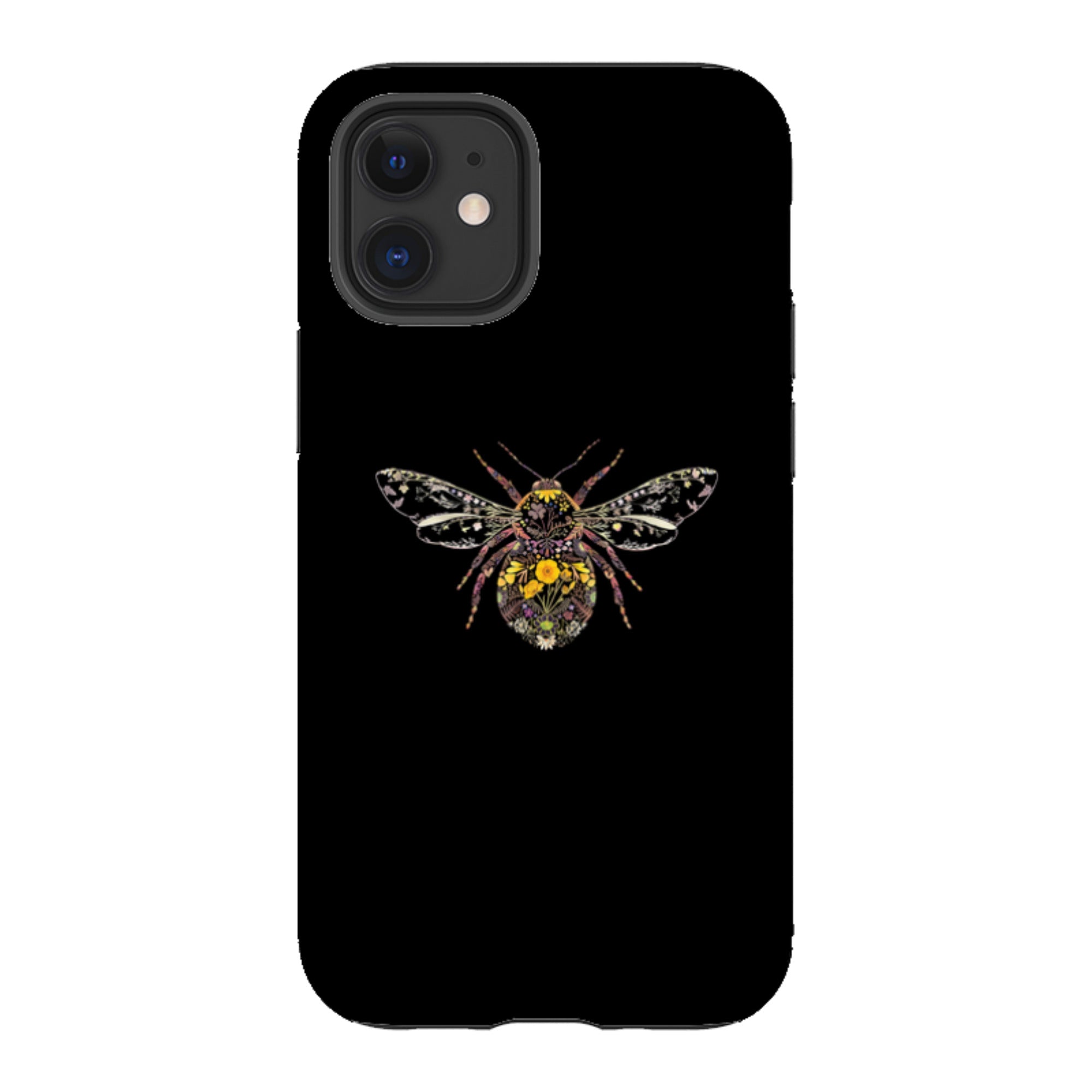 iPhone Tough Case - Floral Bumble Bee By Helen Ahpornsiri