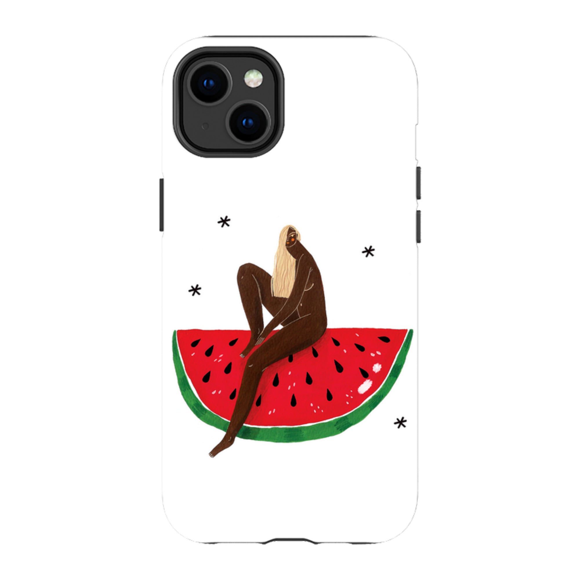 iPhone Tough Case - Watermelon Girl By Madalina Andronic