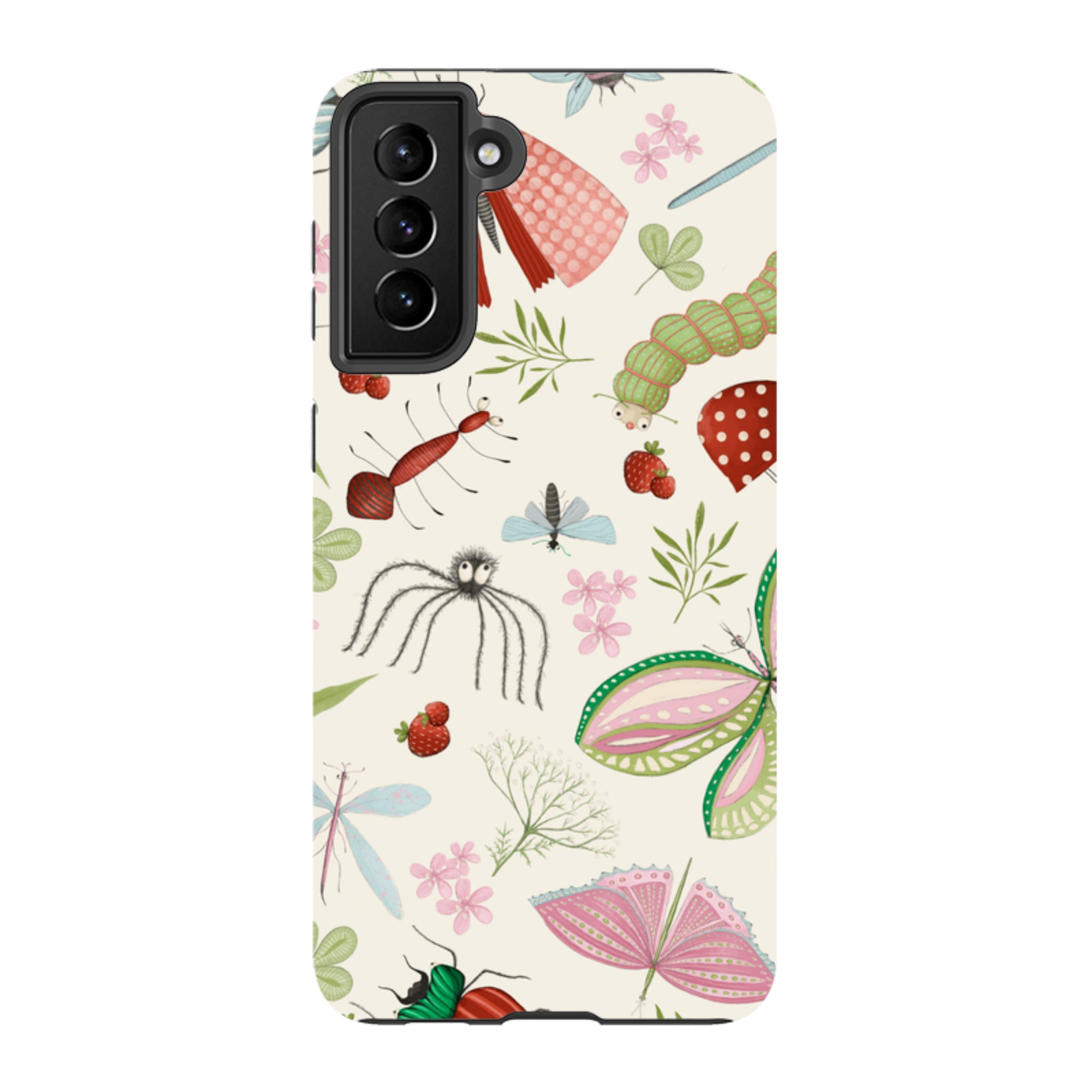 Samsung Tough Case - Insects Pattern By Maja Lindberg