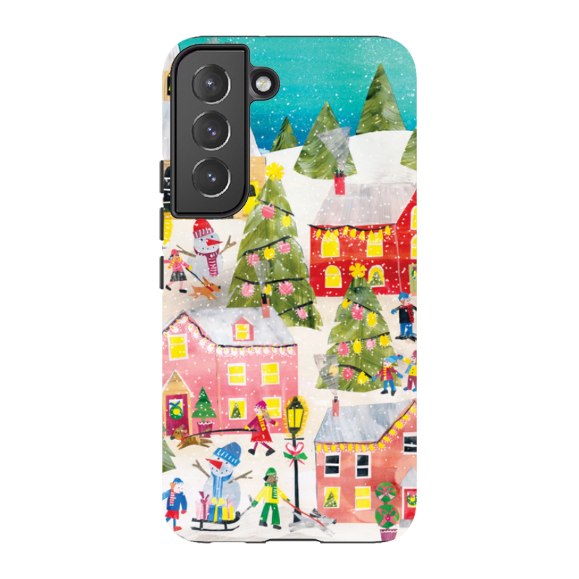 Samsung Tough Case - Winter Village By Tracey English