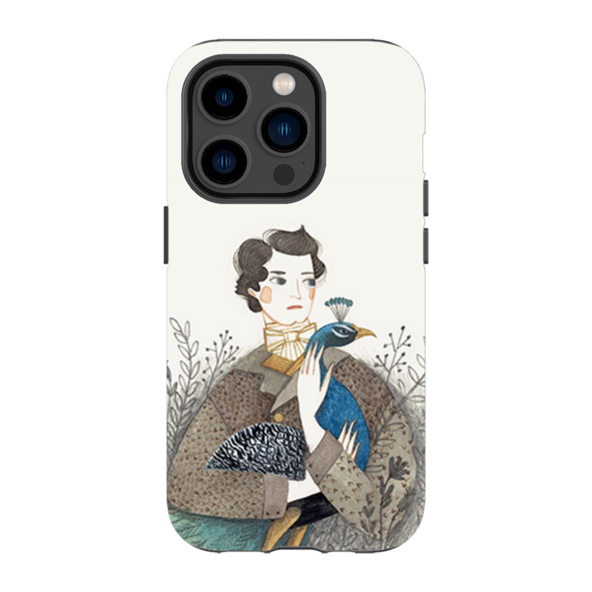iPhone MagSafe Tough Case - Man With Peacock By Meghann Rader