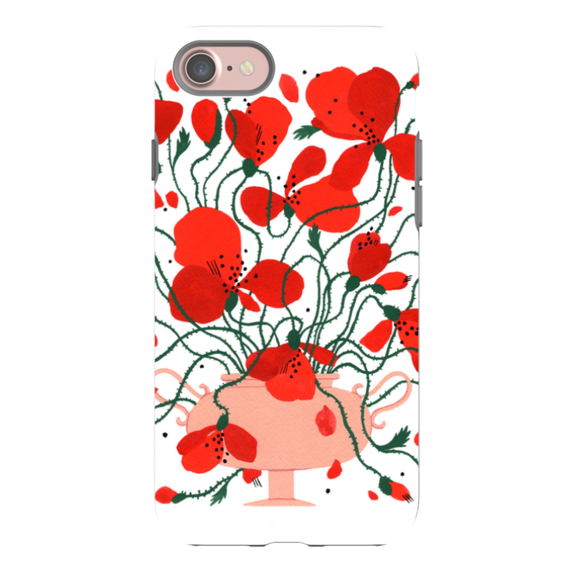 iPhone Tough Case - Poppies By Madalina Andronic