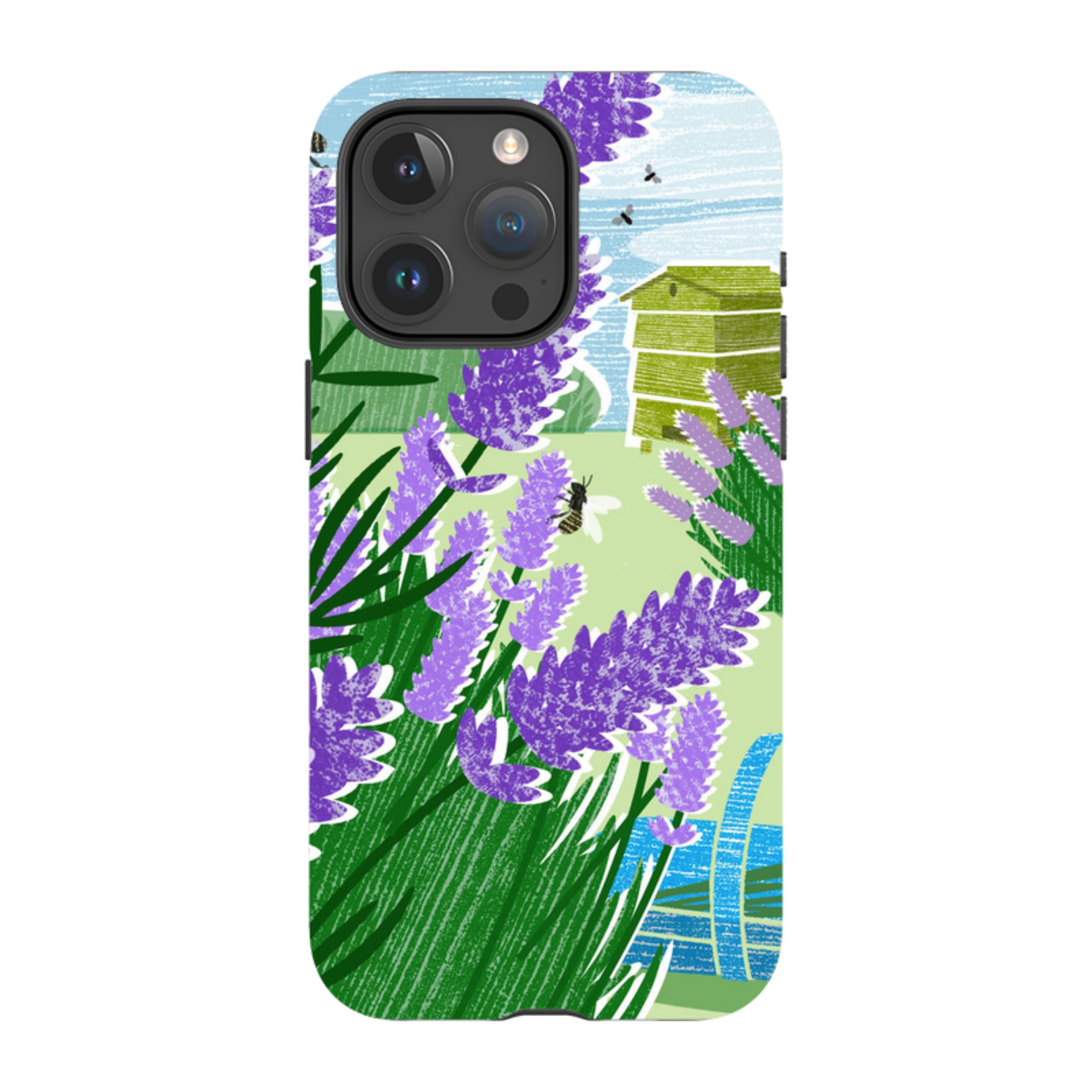 iPhone Tough Case - Lavender Garden By Liane Payne