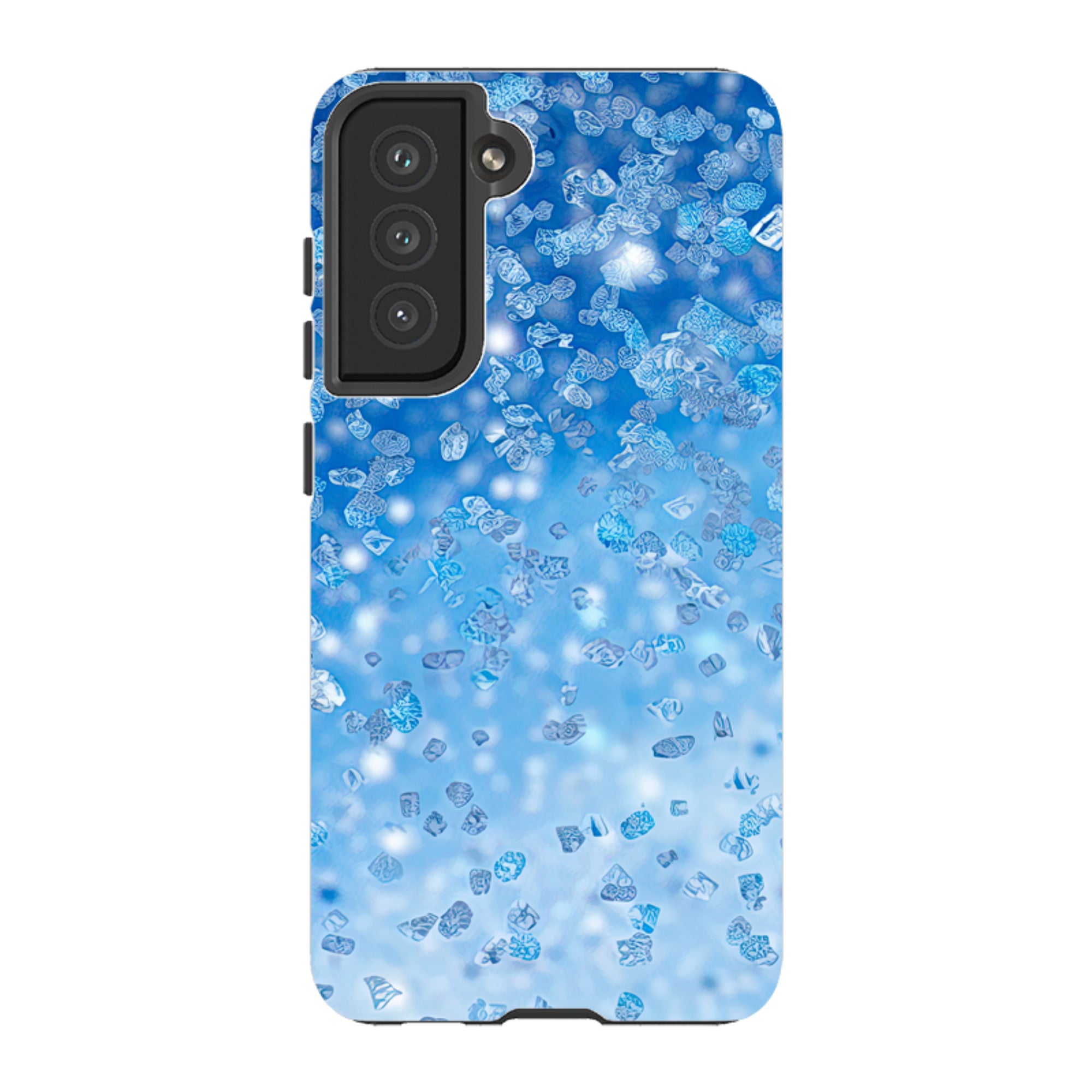 Samsung Tough Case - Blue Glitter (Case Does Not Glitter)