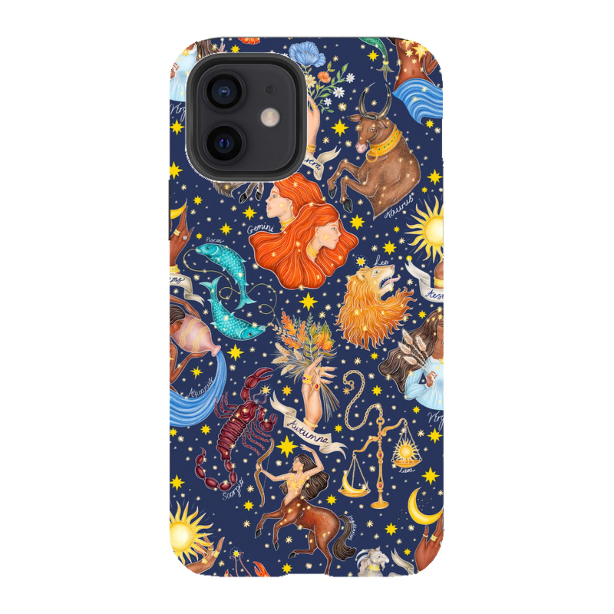 iPhone Tough Case - Zodiac Composite By Catherine Rowe