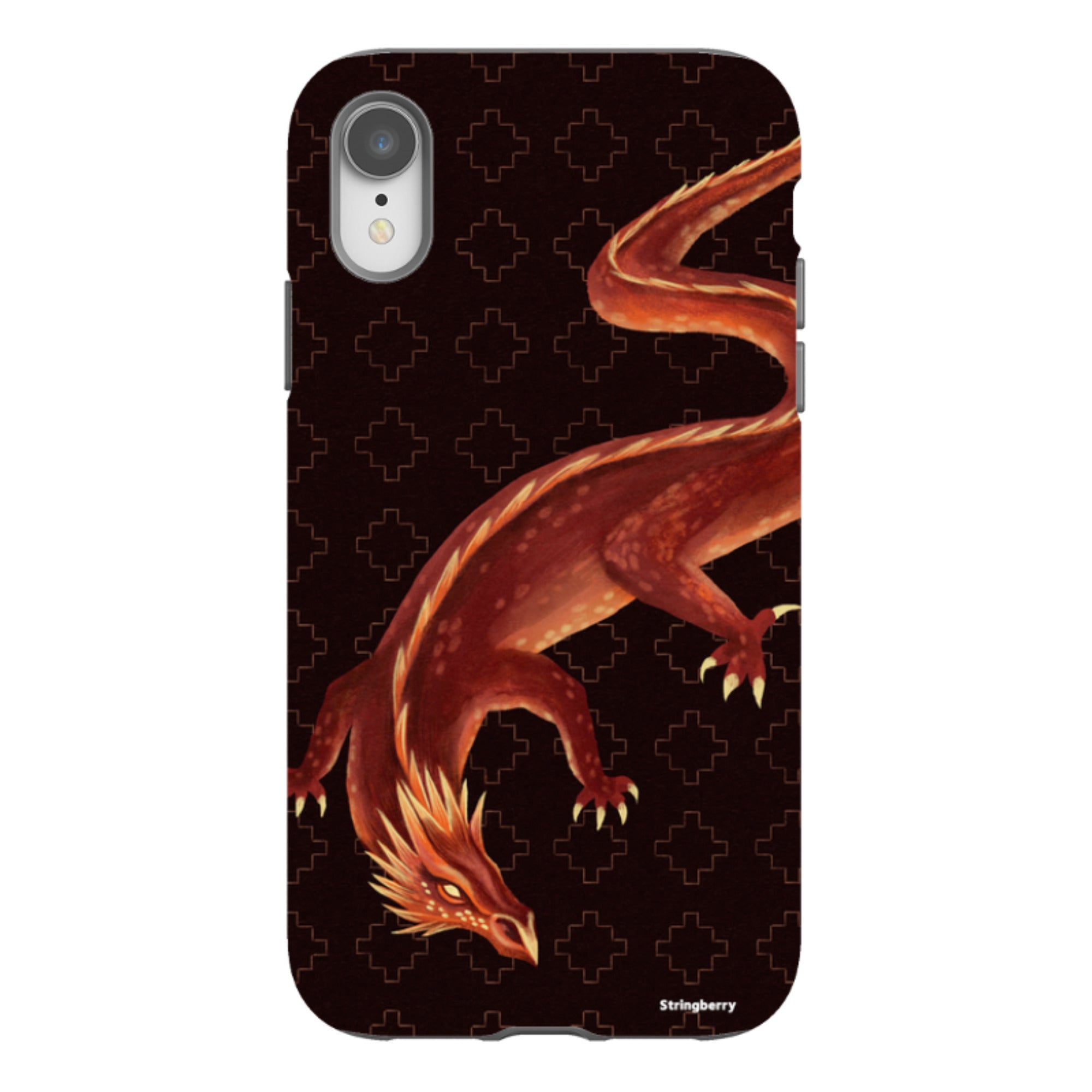 iPhone Tough Case - Beowulf Dragon By Anna Stead
