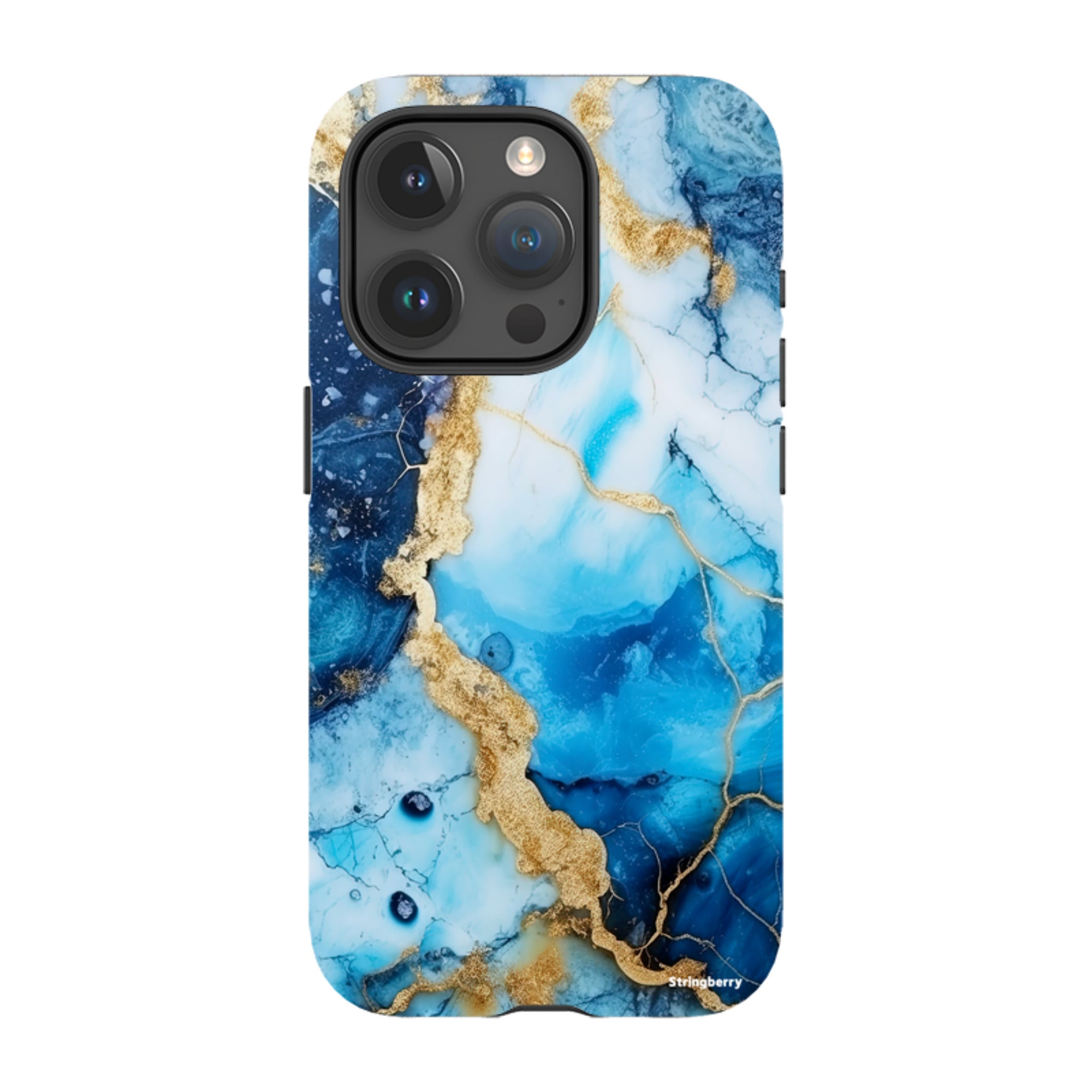 iPhone MagSafe Tough Case -  Blue Marbs
