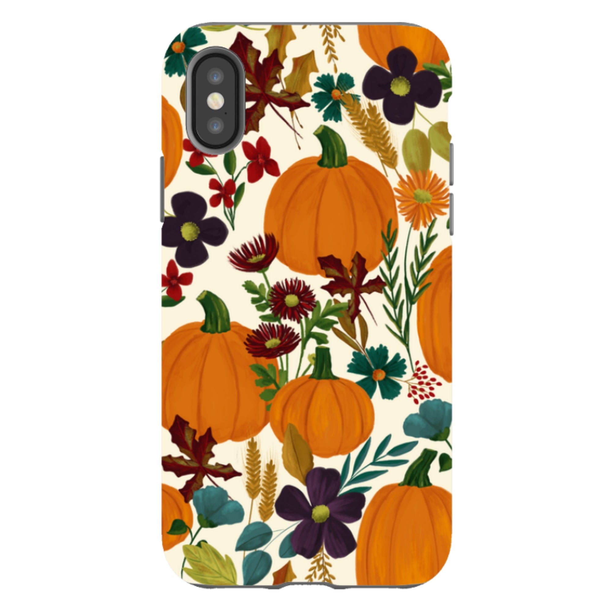iPhone Tough Case - Fall Pumpkins By Abby Jacobs