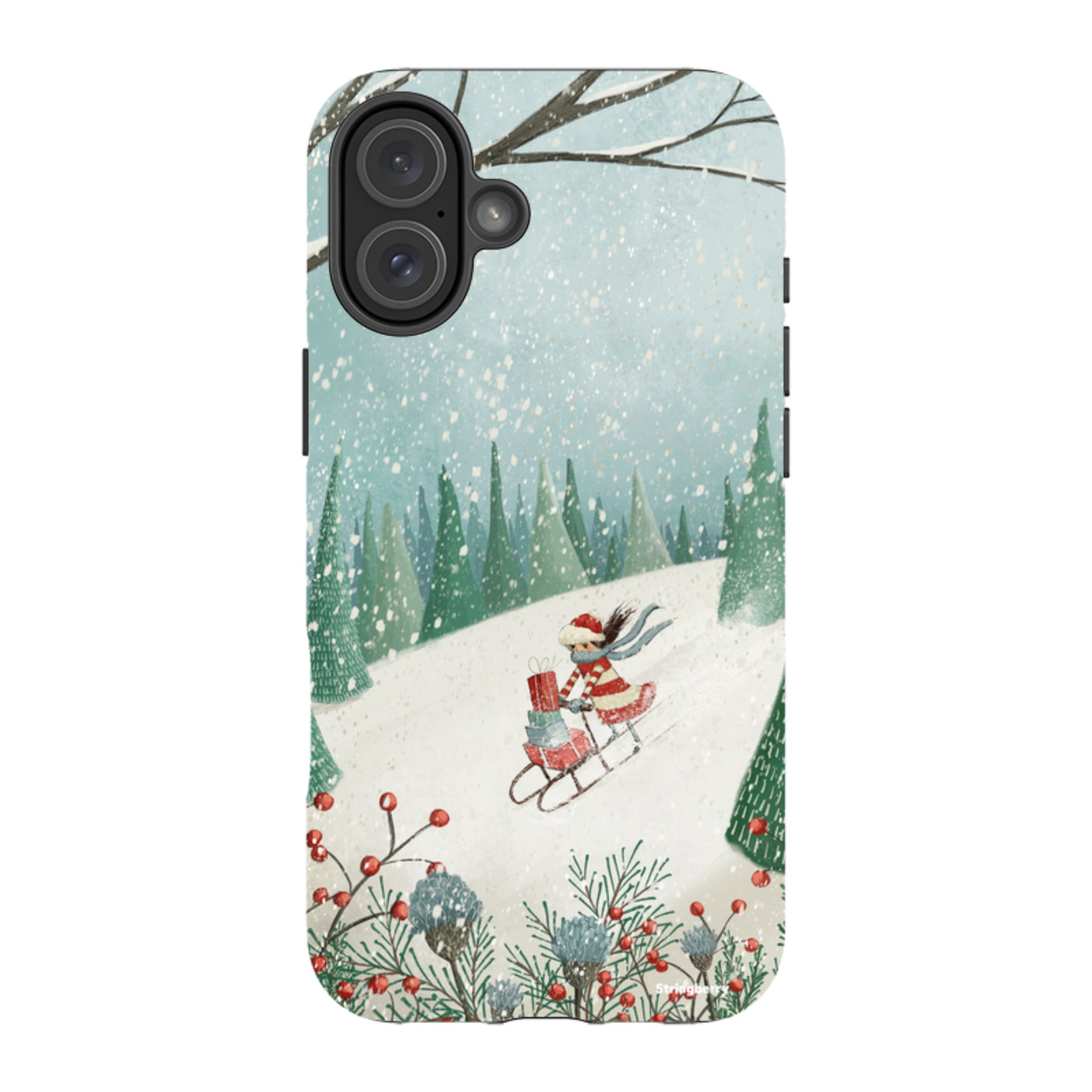 iPhone Tough Case - Sleigh Delivery By Maja Lindberg