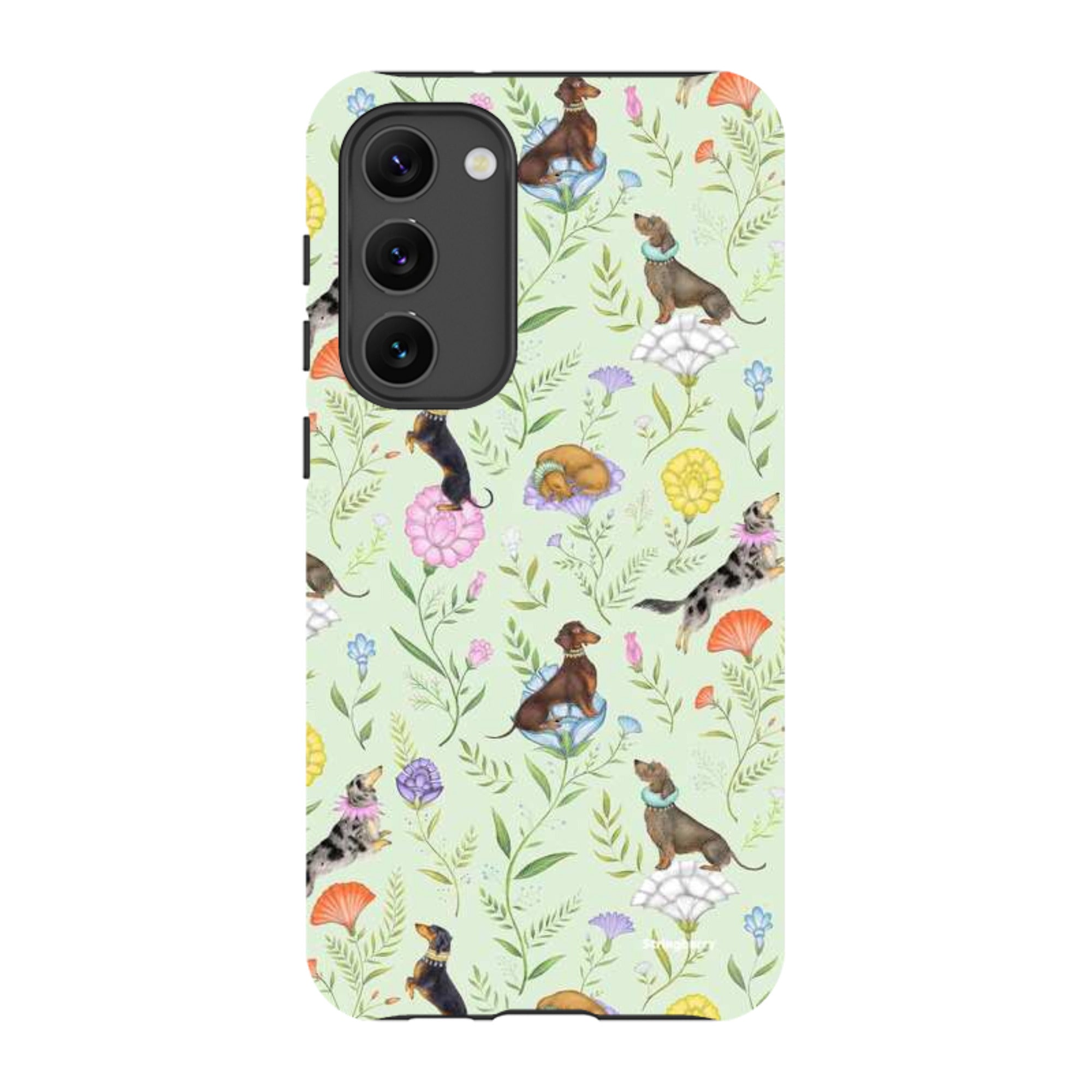 Samsung Tough Case - Doxy Day Afternoon Pistachio By Catherine Rowe
