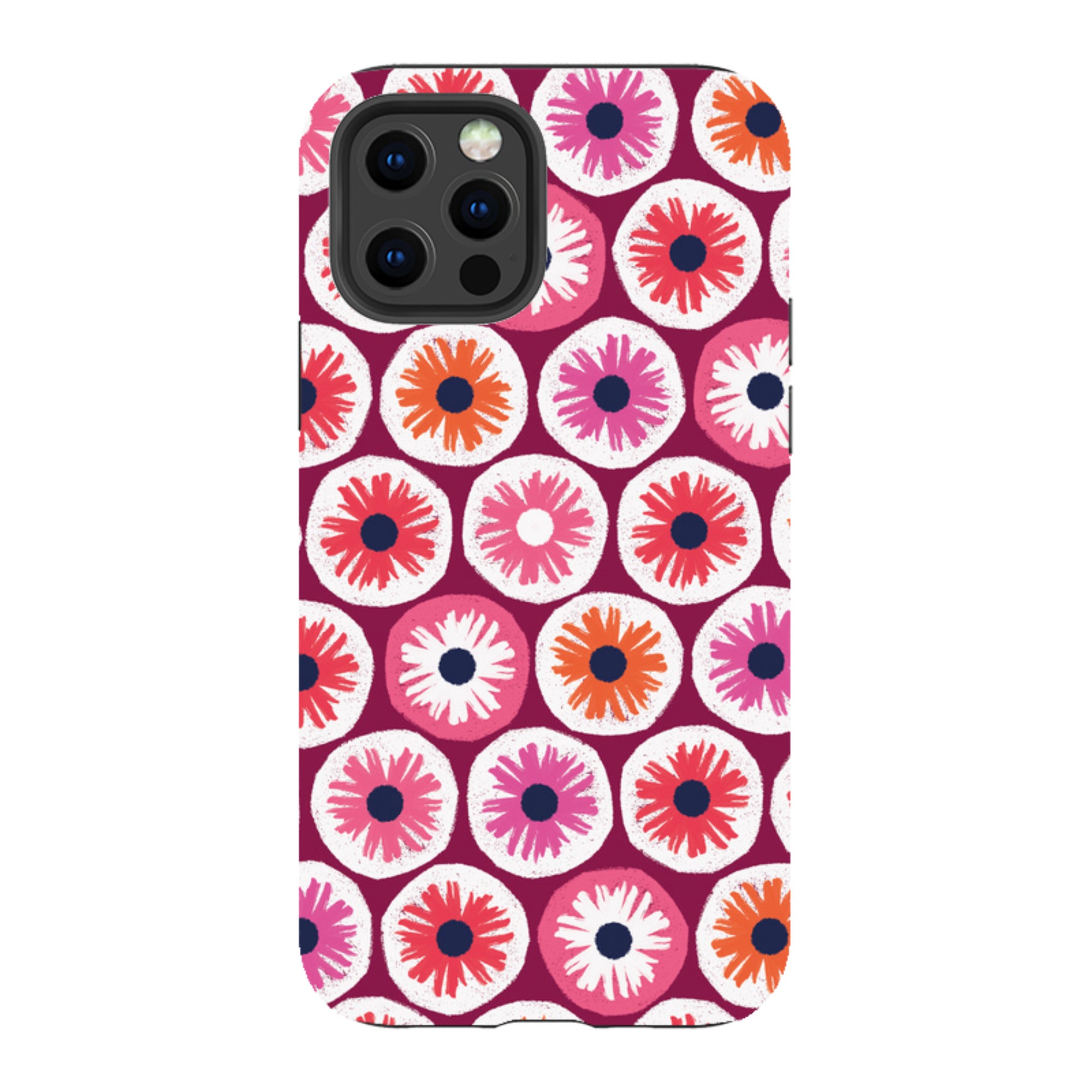 iPhone Tough Case - Penny Flowers Red By Ali Brookes