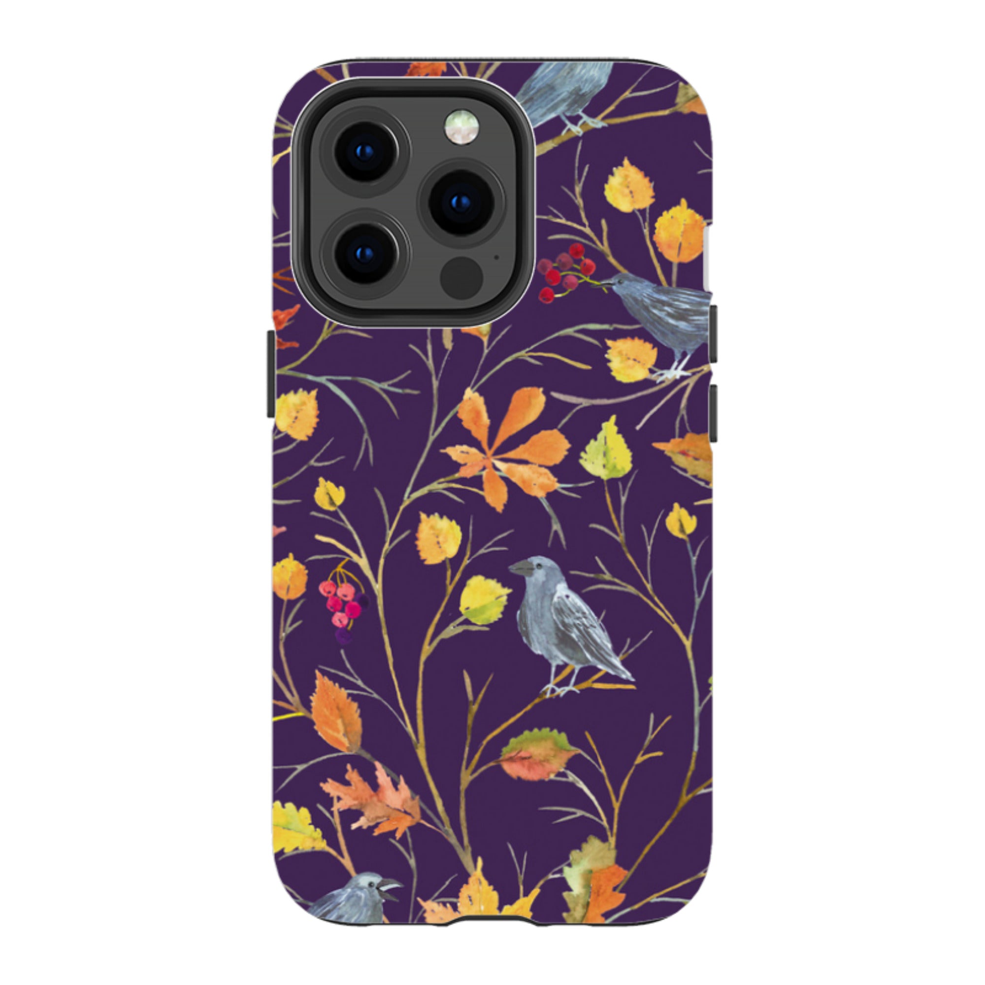 iPhone Tough Case - Autumn Pattern By Elisabeth Haager