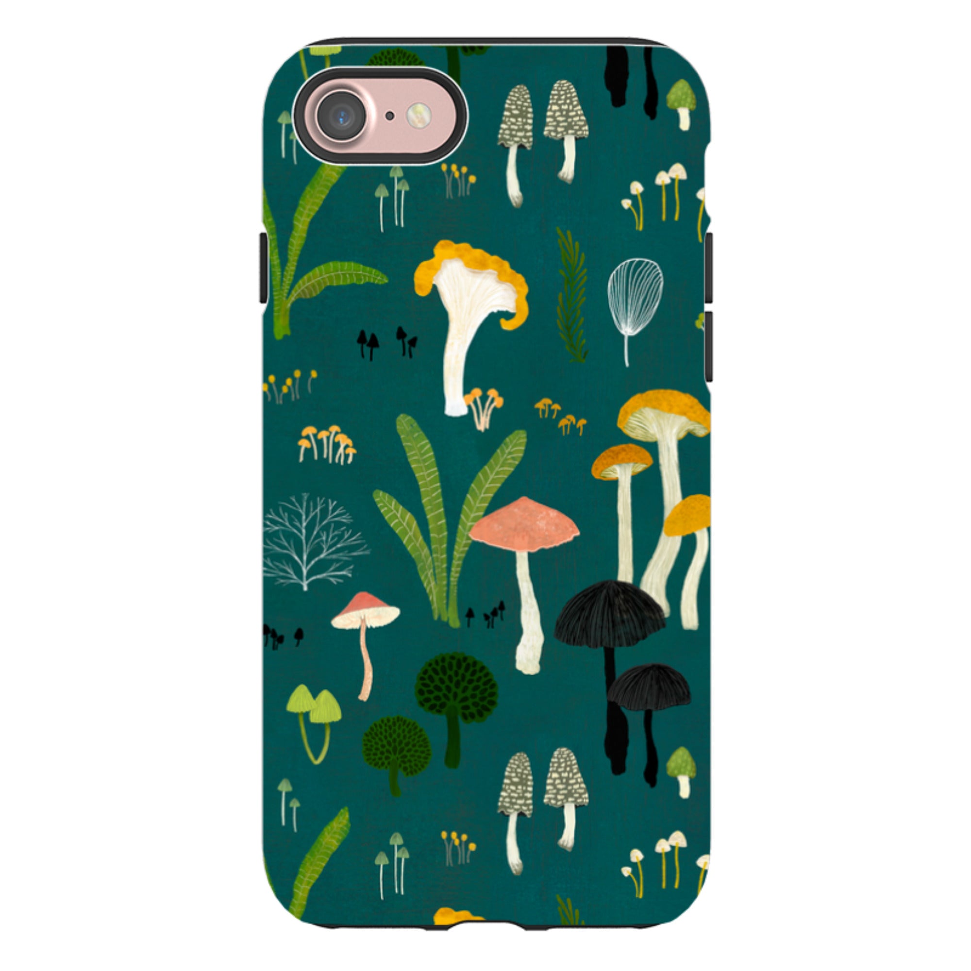iPhone Tough Case - Mushroom Lake By Katherine Quinn