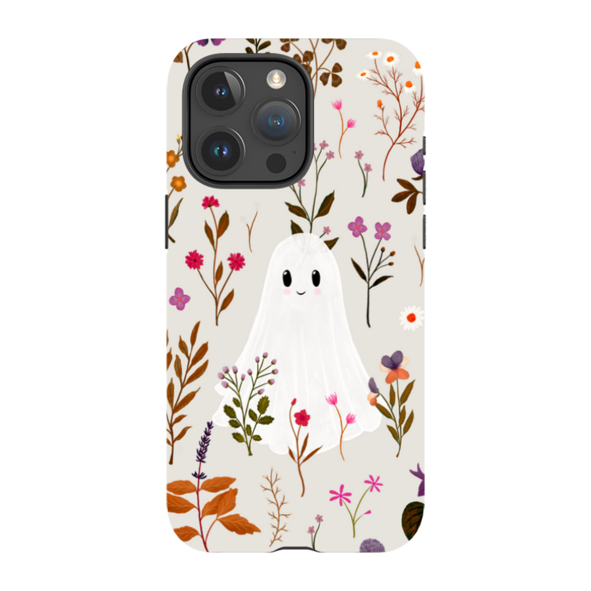 iPhone Tough Case - Ghost in the Garden - Stone Multi By Katherine Quinn