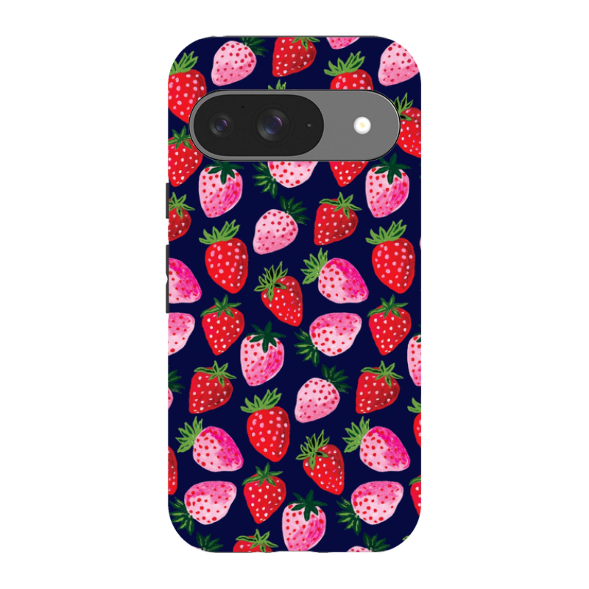 Google Tough Case - Strawberry Scatter Navy By Emma Frances Grant