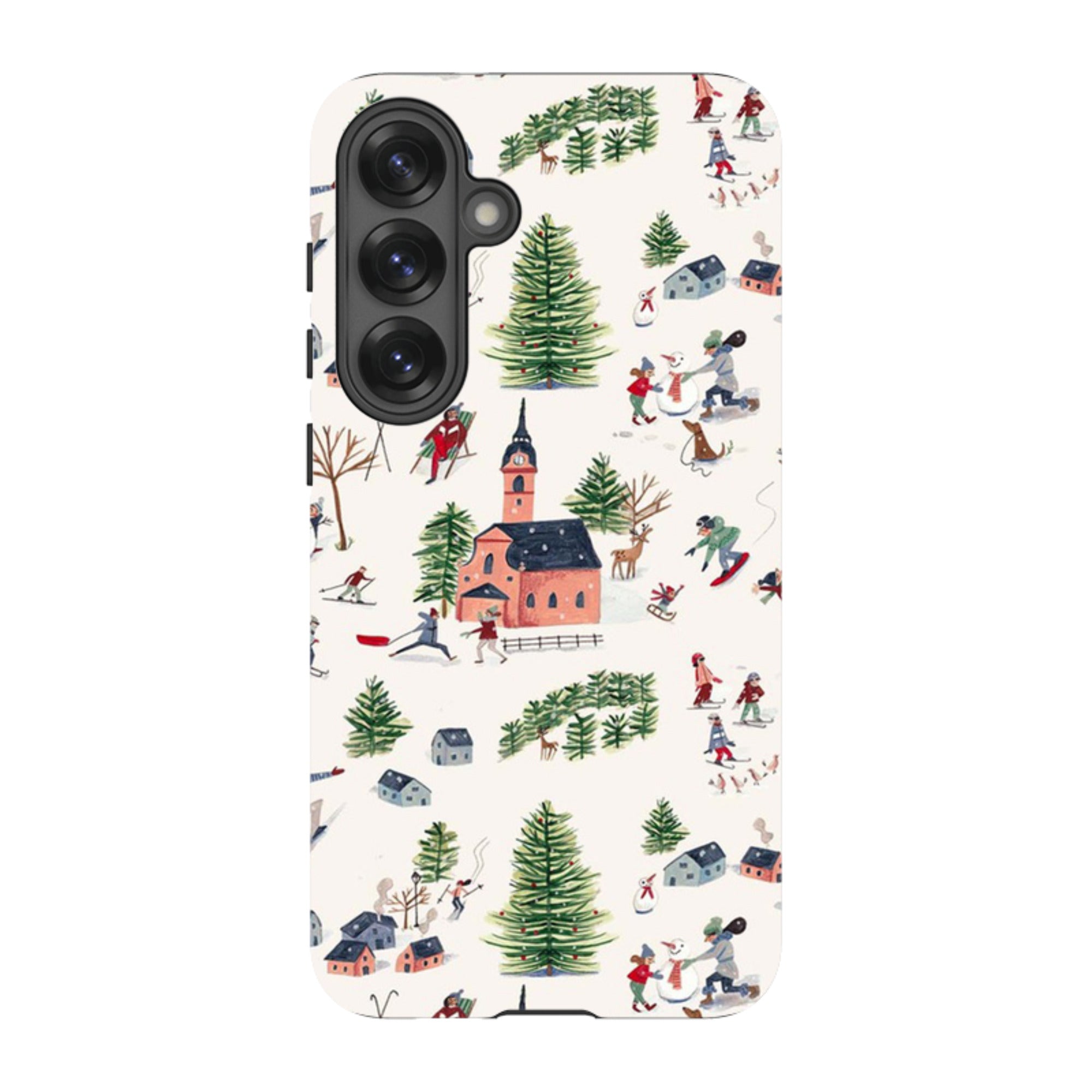 Samsung Tough Case - Skiing By Caroline Bonne Muller