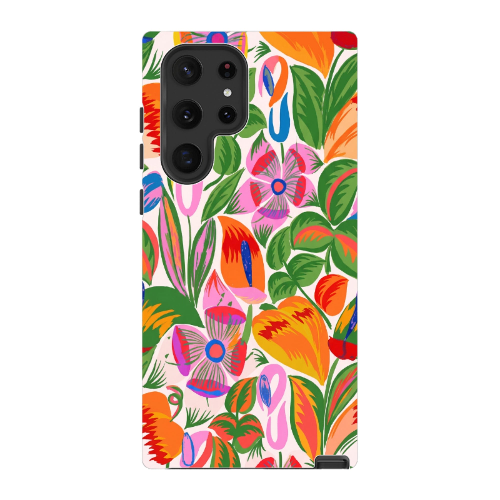 Samsung Tough Case - Vintage Tropical Floral