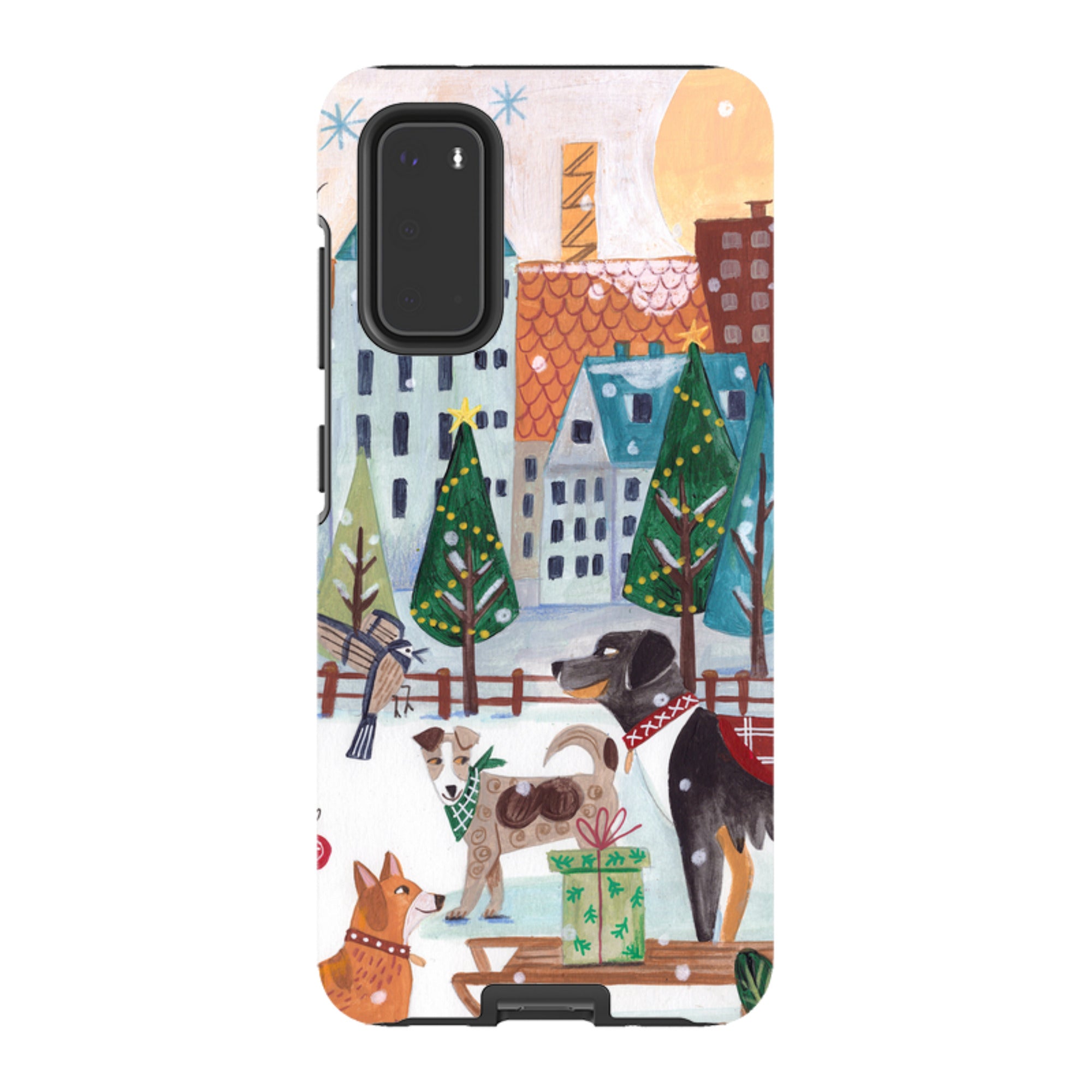Samsung Tough Case - Christmas Dogs By Caroline Bonne Muller