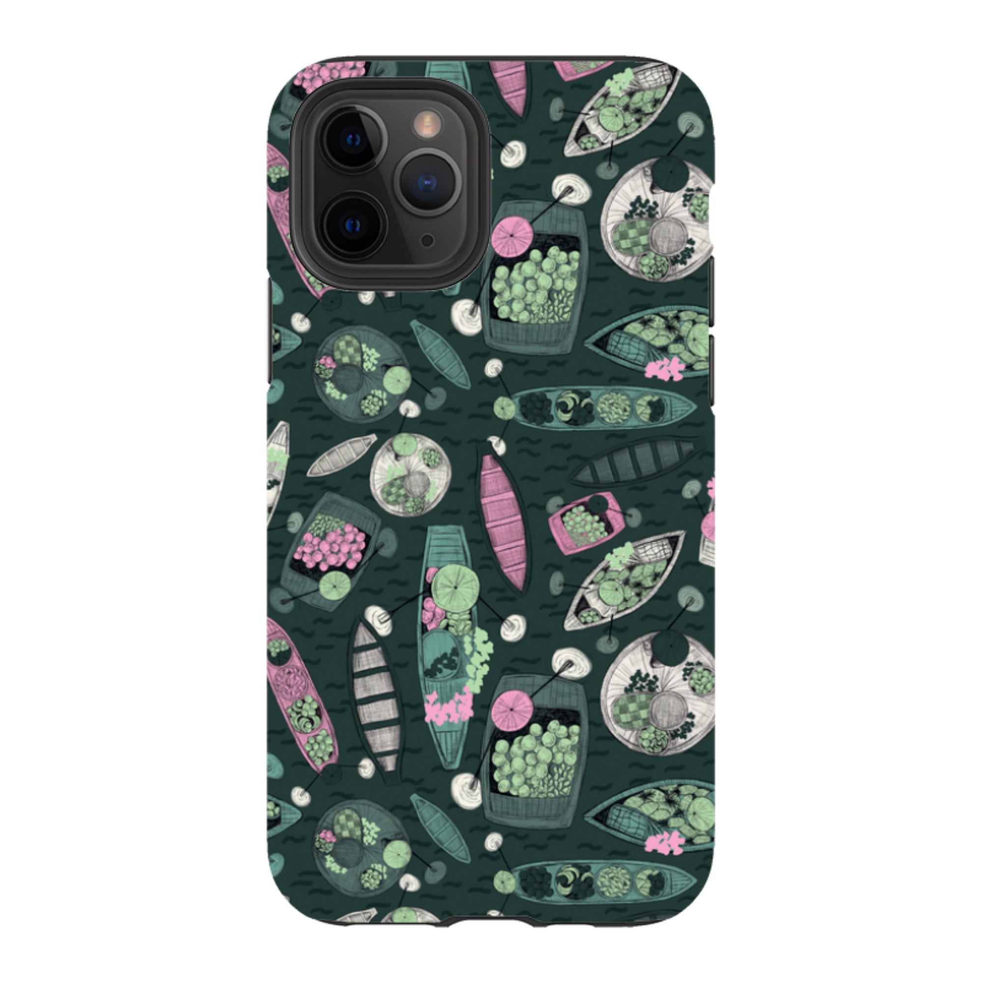 iPhone Tough Case - Floating Markets A By Jade Mosinski