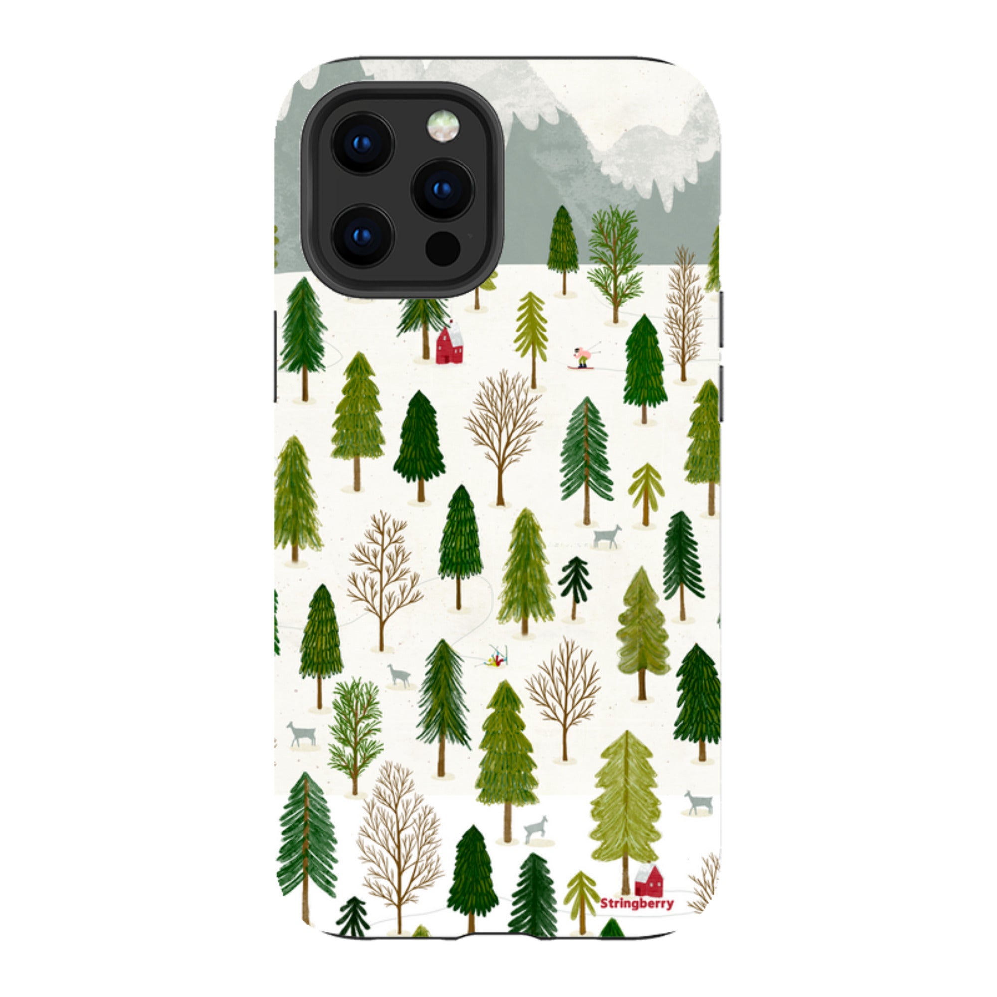 iPhone Tough Case - Winter Landscape III By Katherine Quinn