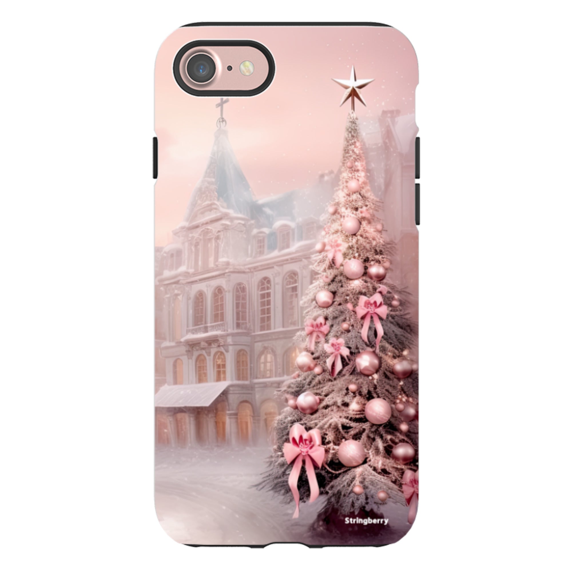 iPhone Tough Case - Pink Xmas
