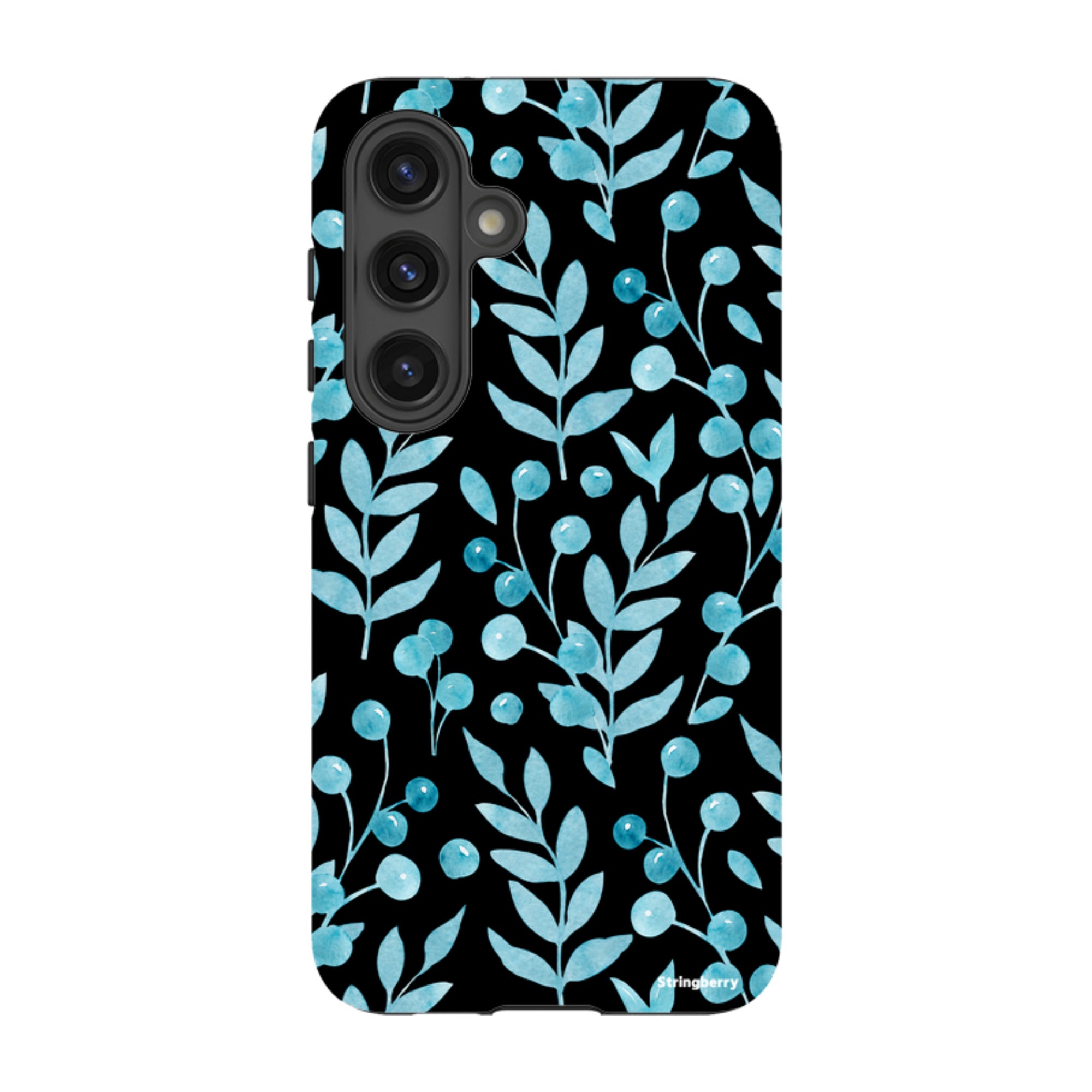 Samsung Tough Case - Blue Xmas Florals