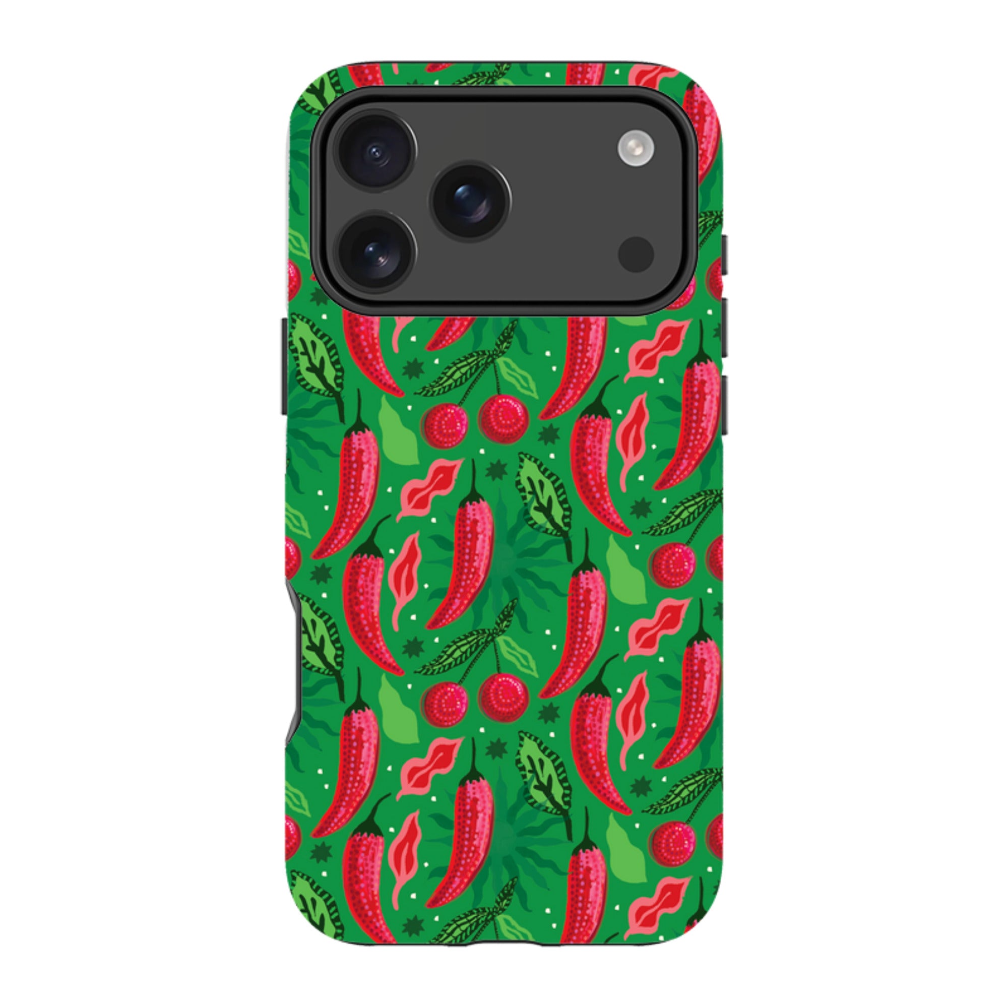 iPhone MagSafe Tough Case - Chilli Cherry By Emma Frances Grant