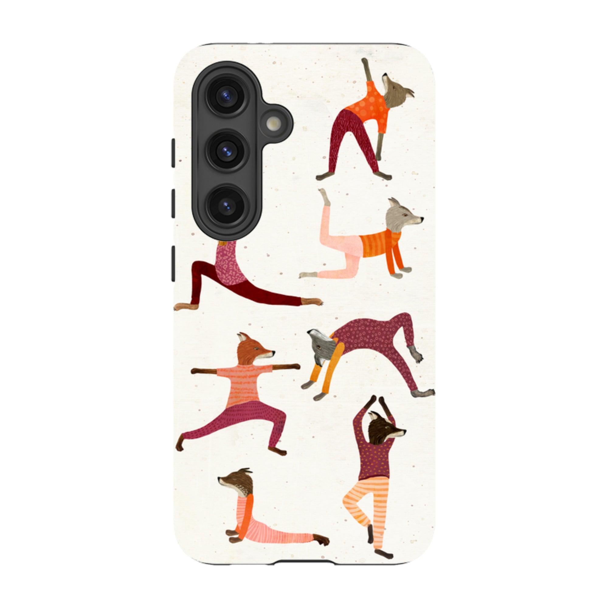 Samsung Tough Case - Fox Yoga By Katherine Quinn