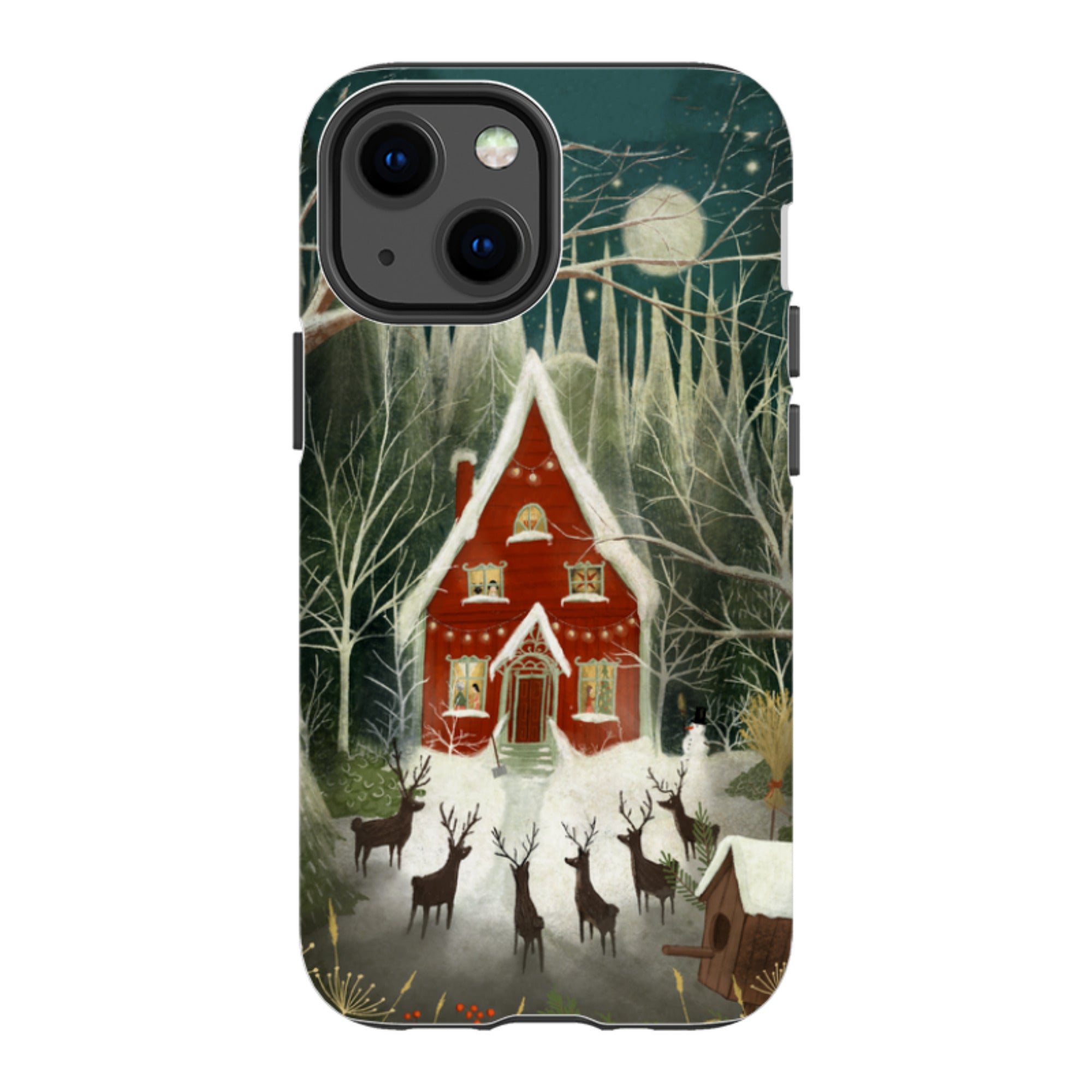 iPhone Tough Case -Christmas Garden Night By Maja Lindberg