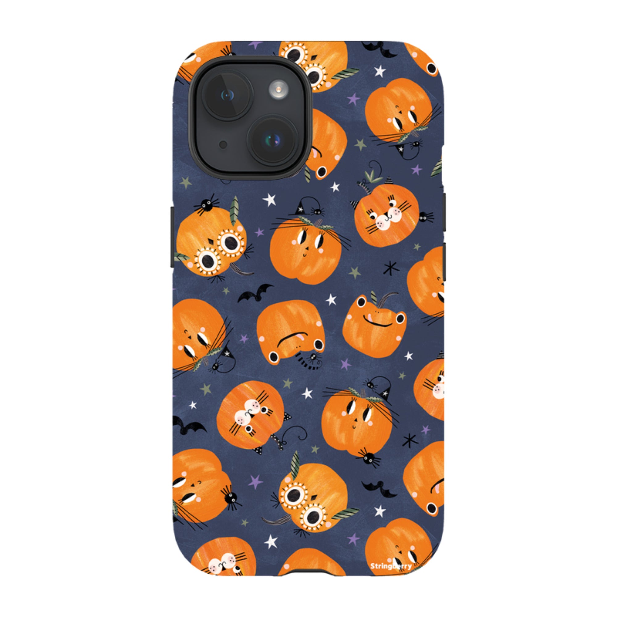 iPhone Tough Case - Halloween Pumpkin Dark By Ali Brookes