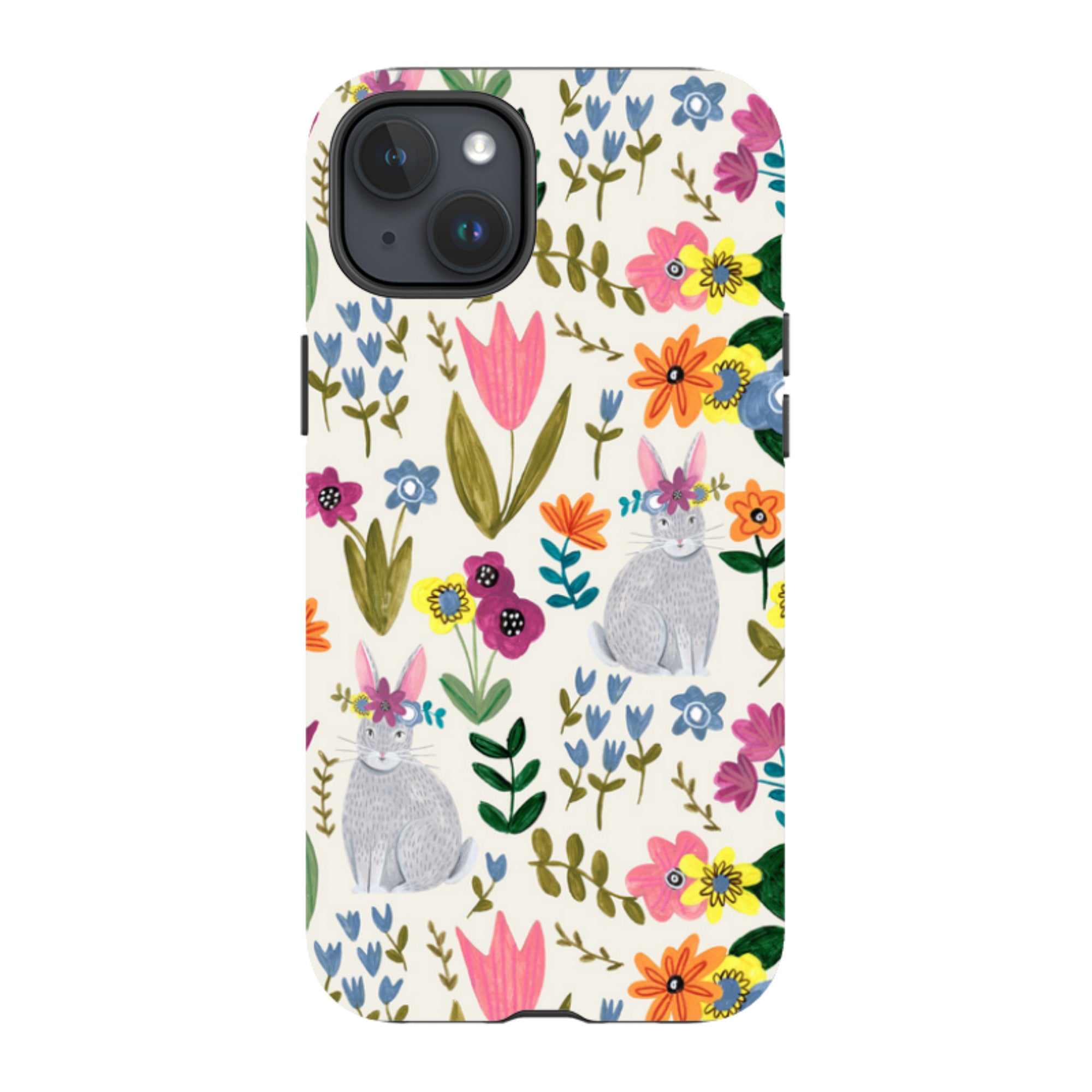iPhone MagSafe Tough Case -  Rabbit Floral By Caroline Bonne Muller