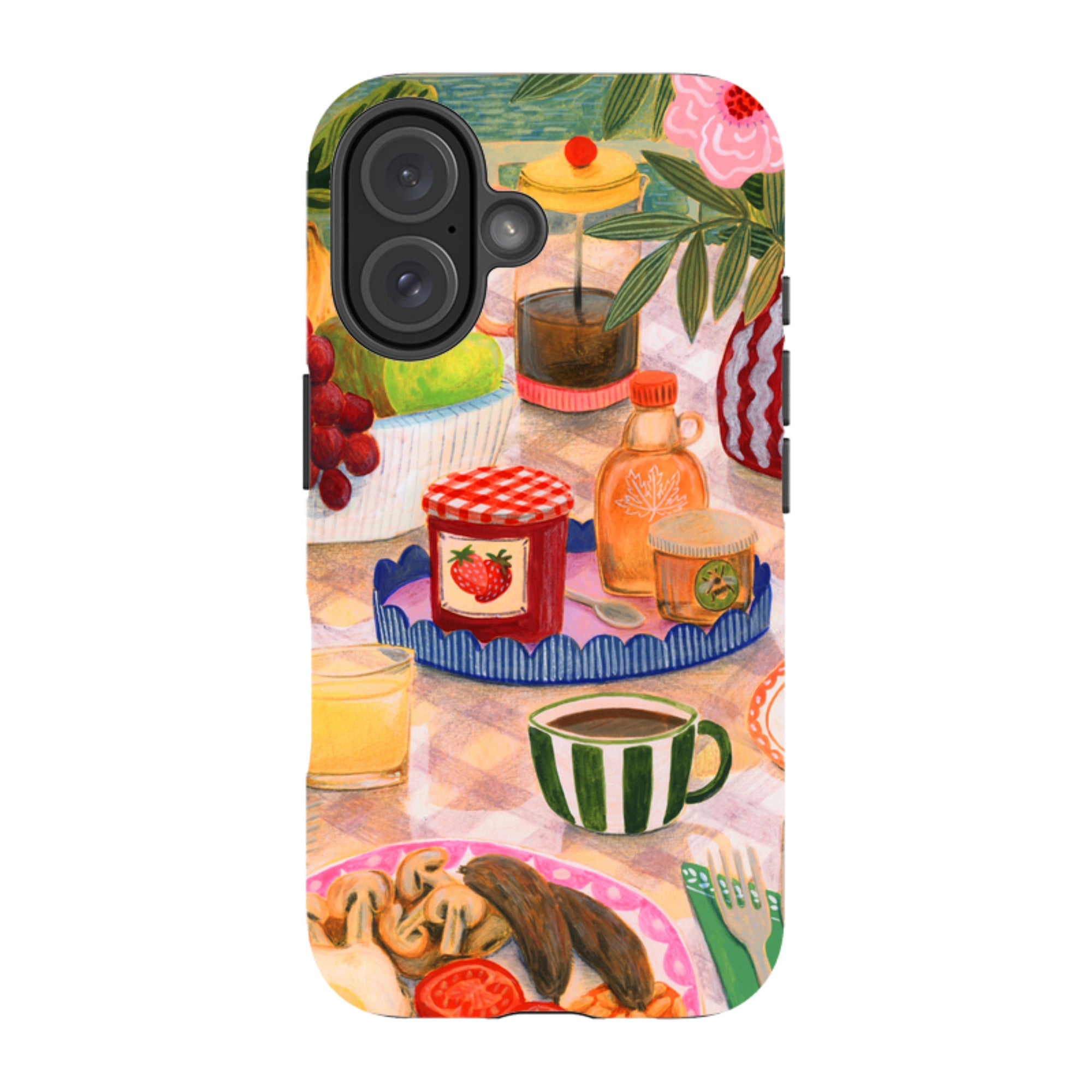 iPhone Tough Case - Holiday Breakfast By Lee Foster Wilson