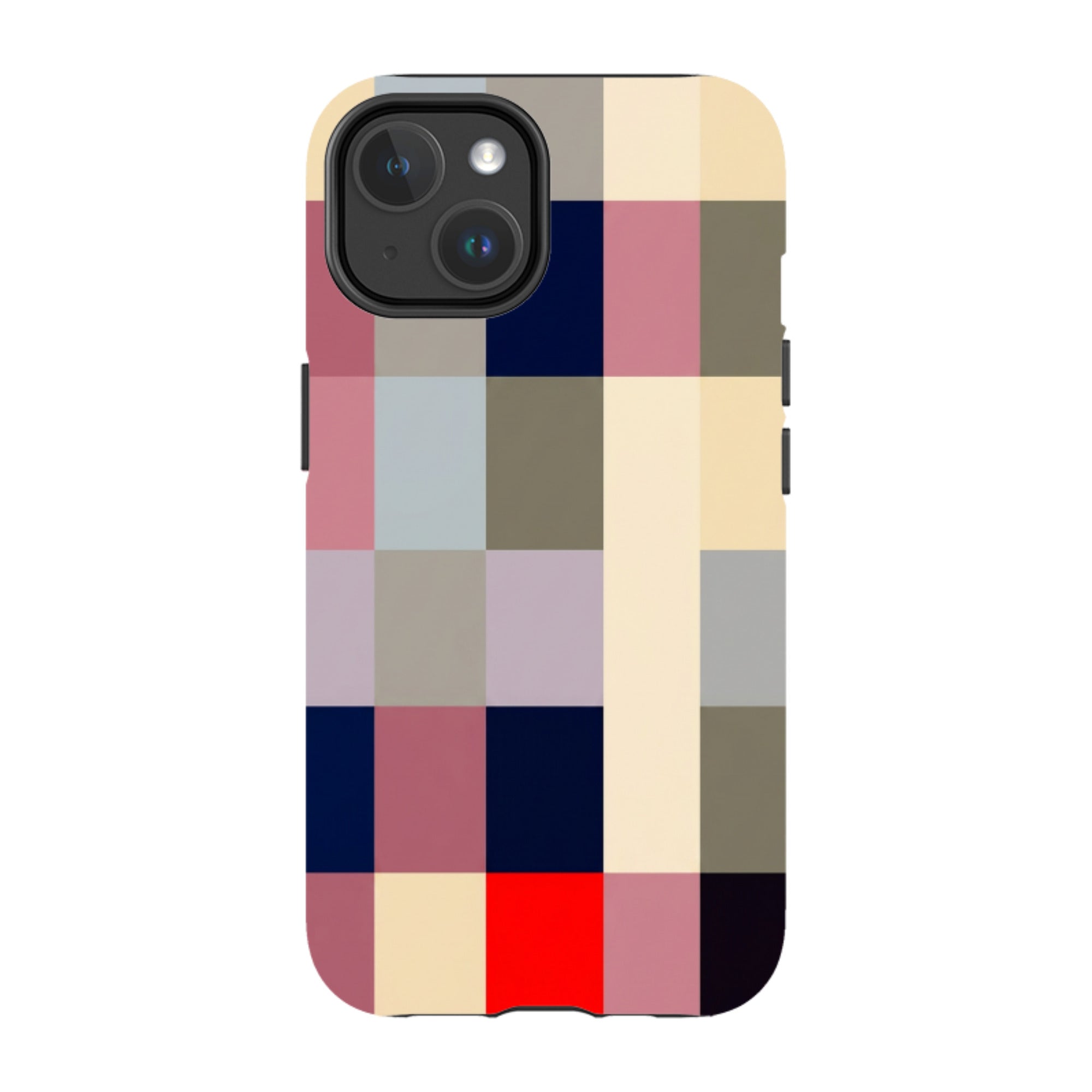 iPhone MagSafe Tough Case - Retro Plaid