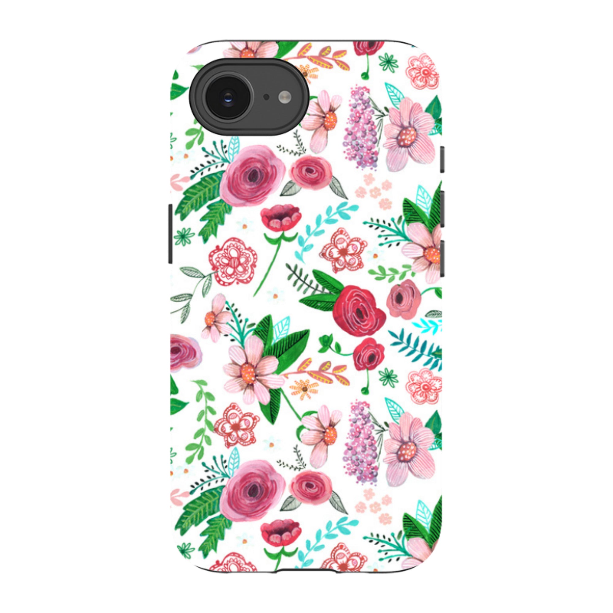 iPhone Tough Case - White Floral By Caroline Bonne Muller