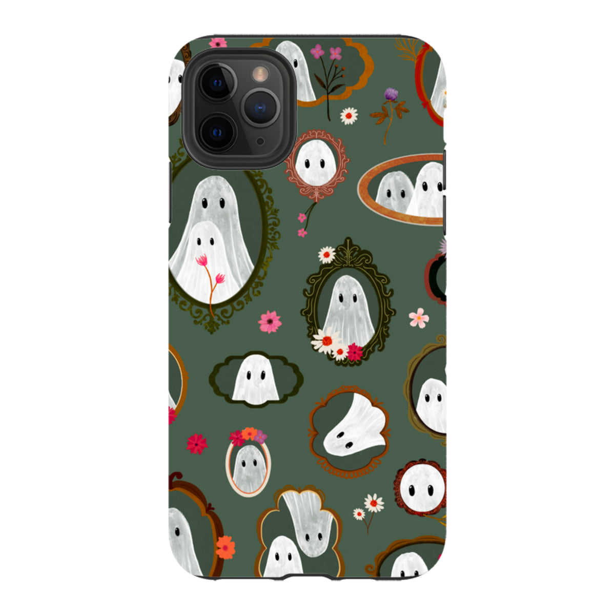 iPhone Tough Case - Framed Ghosts - Pine By Katherine Quinn
