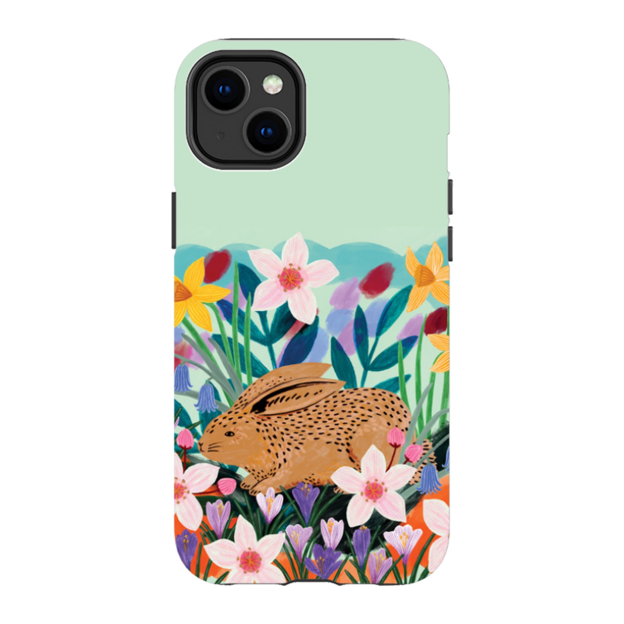 iPhone Tough Case - Spring Bunny By Lee Foster Wilson