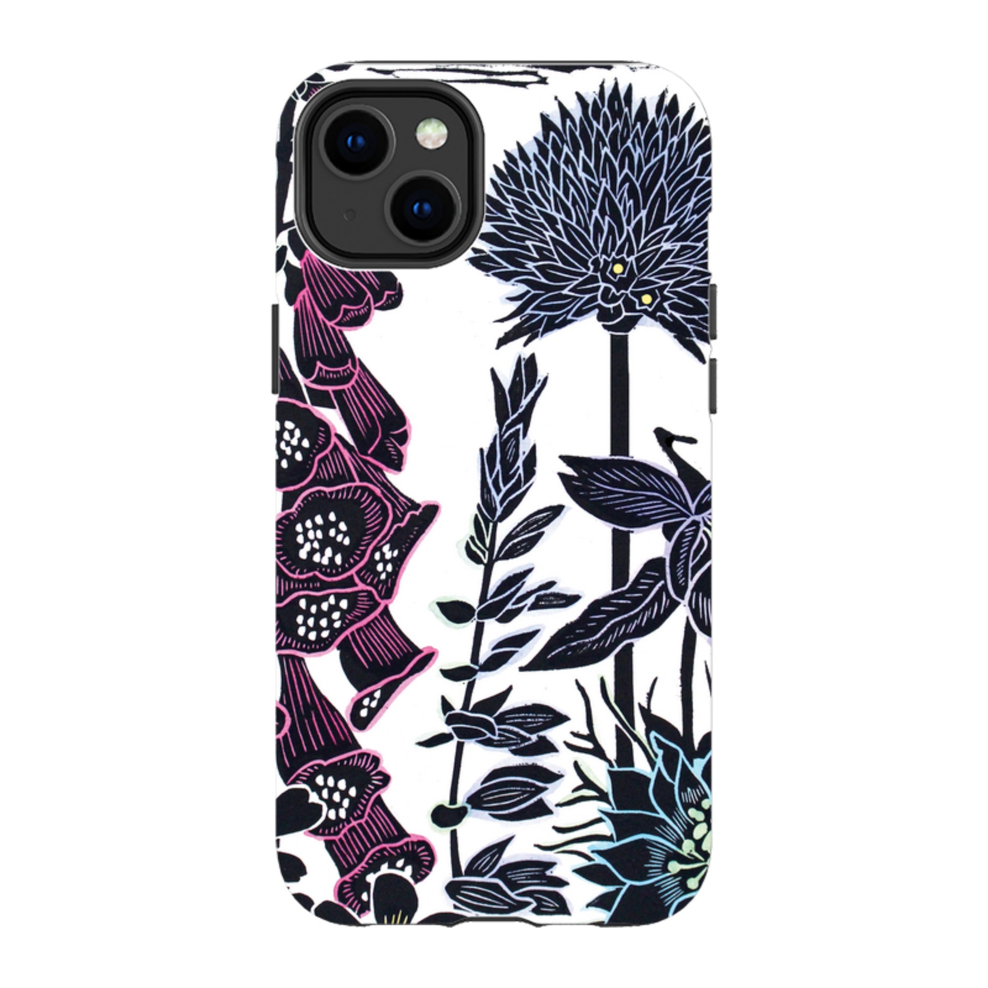 iPhone Tough Case - Foxgloves By Kate Heiss
