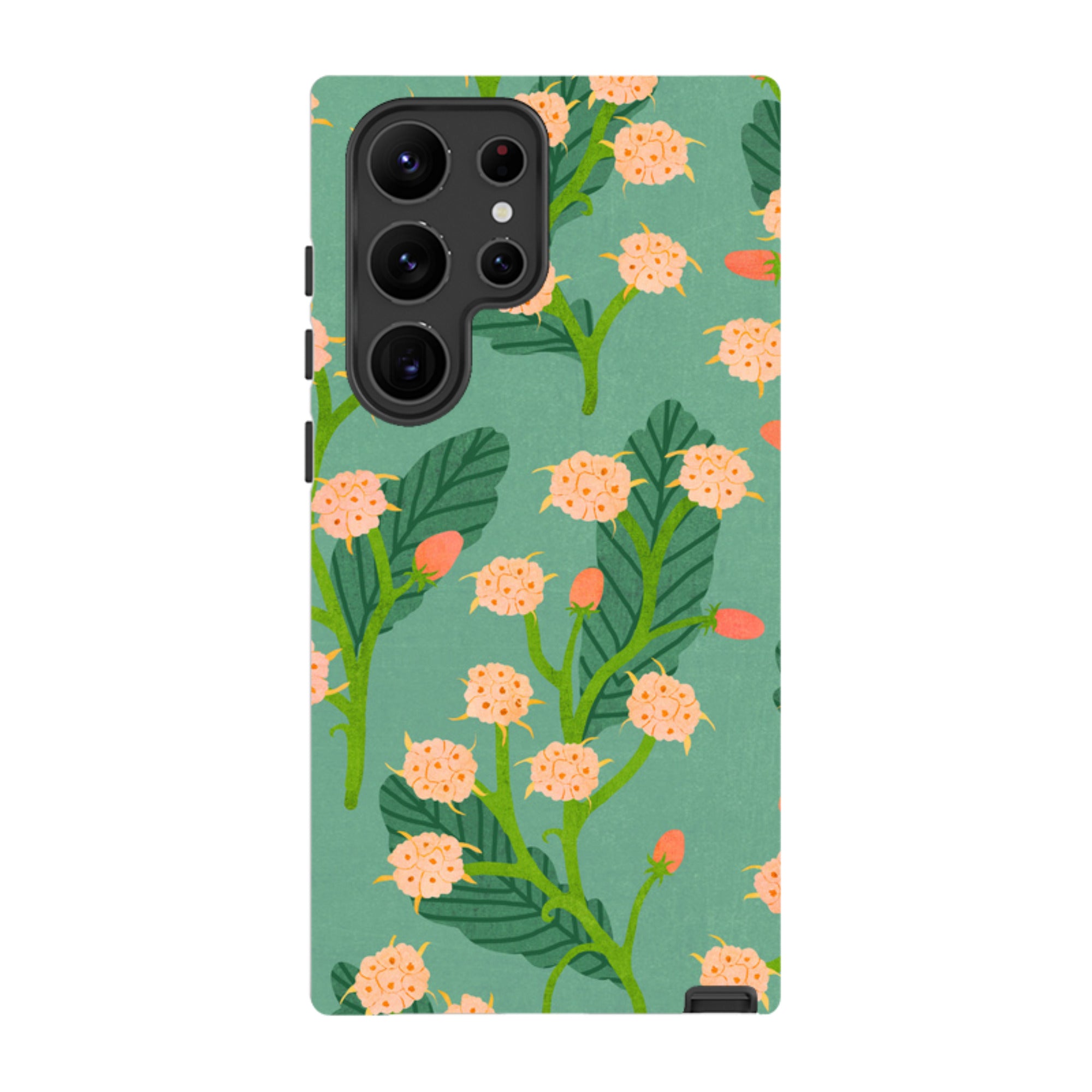 Samsung Tough Case - Summer Seeds Teal By Katherine Quinn