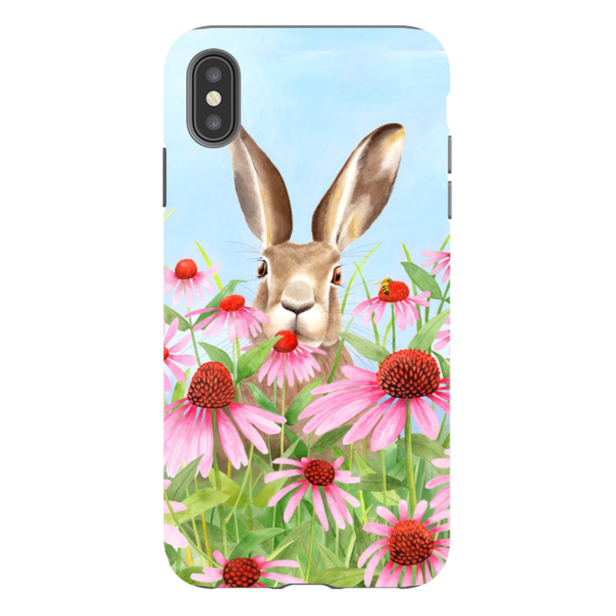 iPhone Tough Case - Summer Hare By Bex Parkin