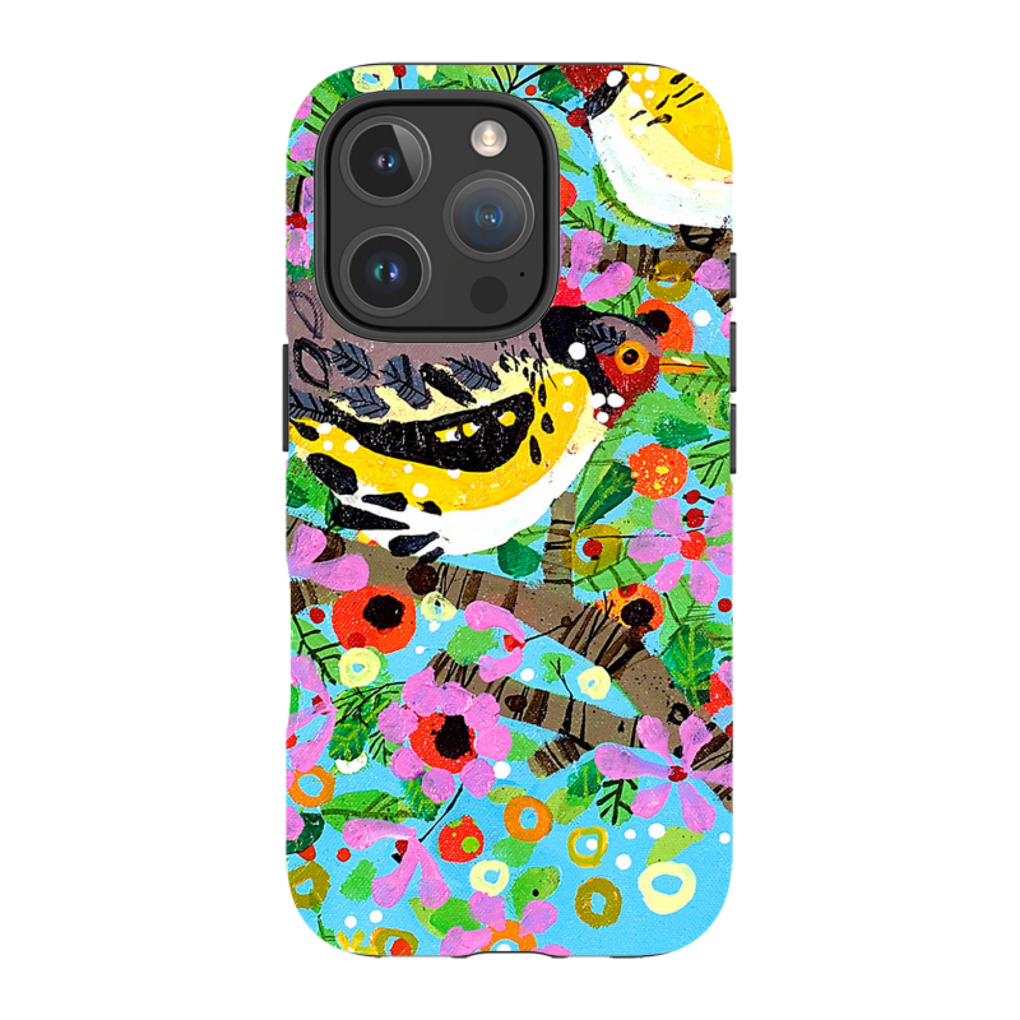 iPhone Tough Case - Finches By Claire West