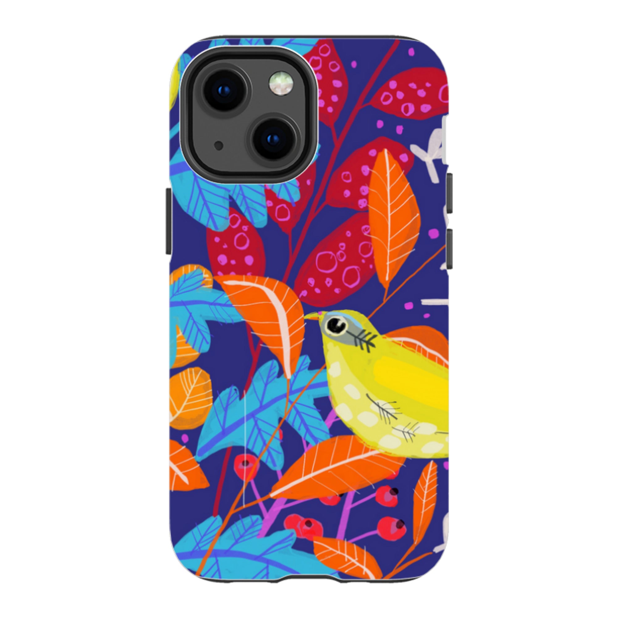 iPhone Tough Case - Yellow Bird By Claire West