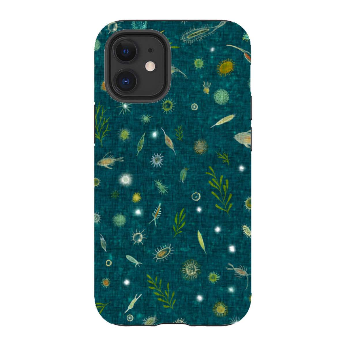 iPhone Tough Case - Plankton - Steel Blue By Katherine Quinn